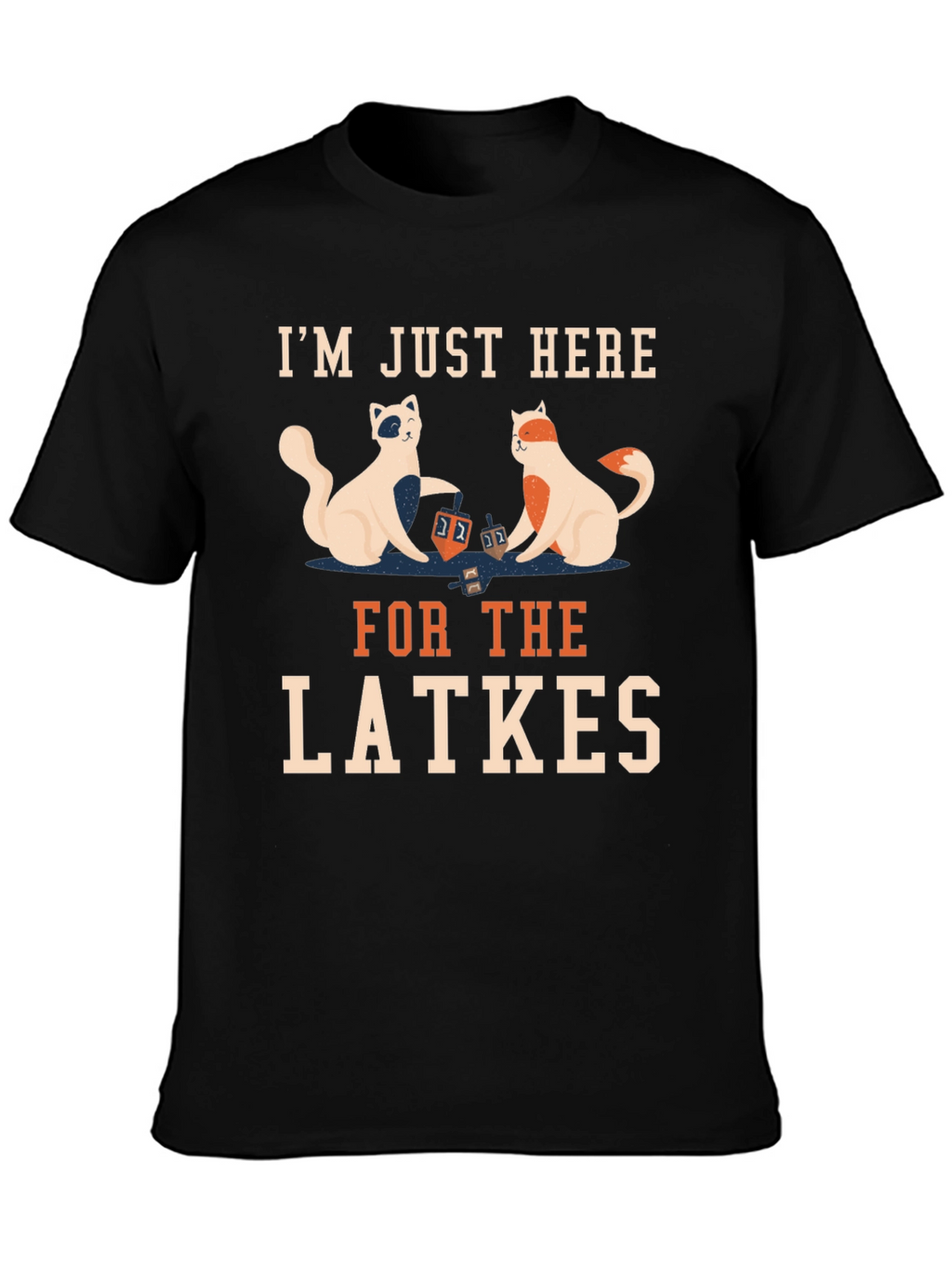 Latkes Cats T-Shirt - Holiday Fun