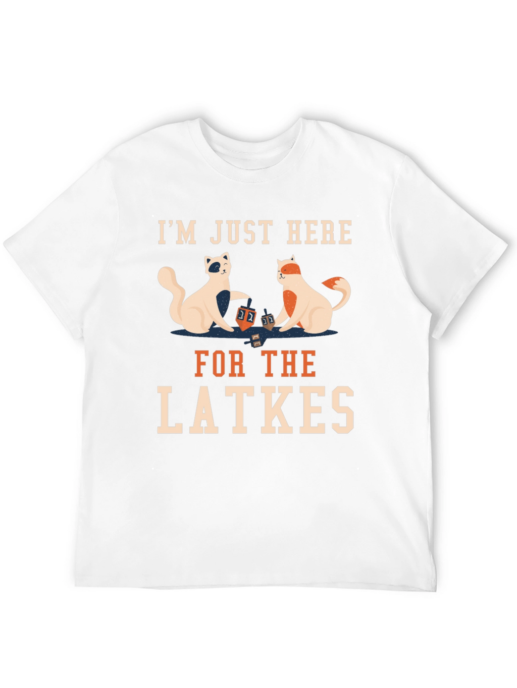 Latkes Cats T-Shirt - Holiday Fun