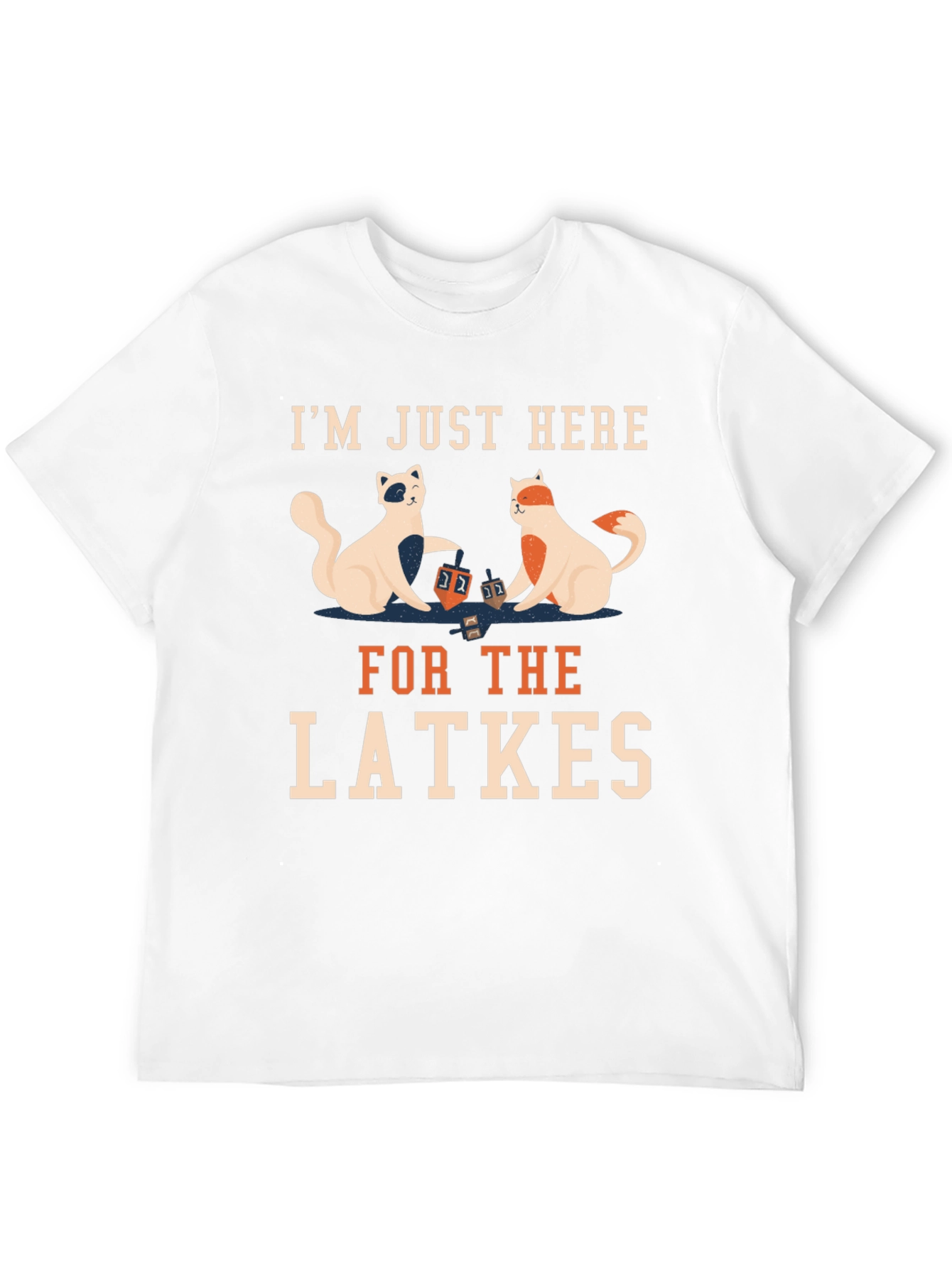 Latkes Cats T-Shirt - Holiday Fun