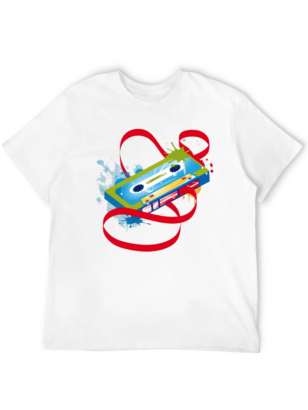 Retro Cassette Tape Graphic T-Shirt