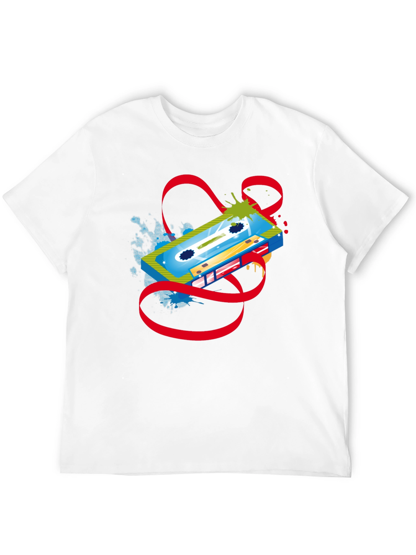 Retro Cassette Tape Graphic T-Shirt