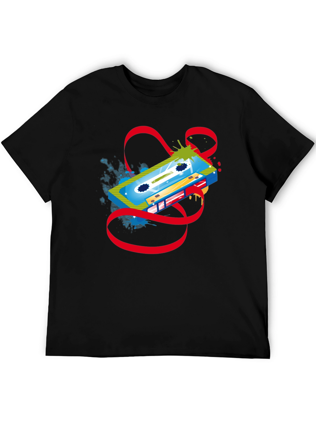 Retro Cassette Tape Graphic T-Shirt
