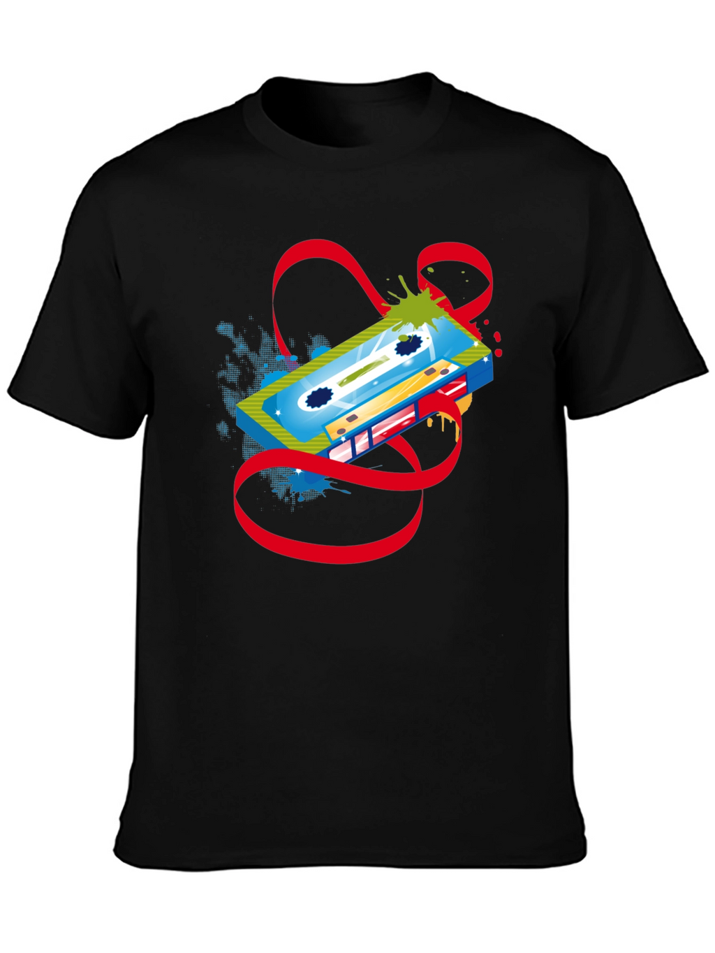 Retro Cassette Tape Graphic T-Shirt