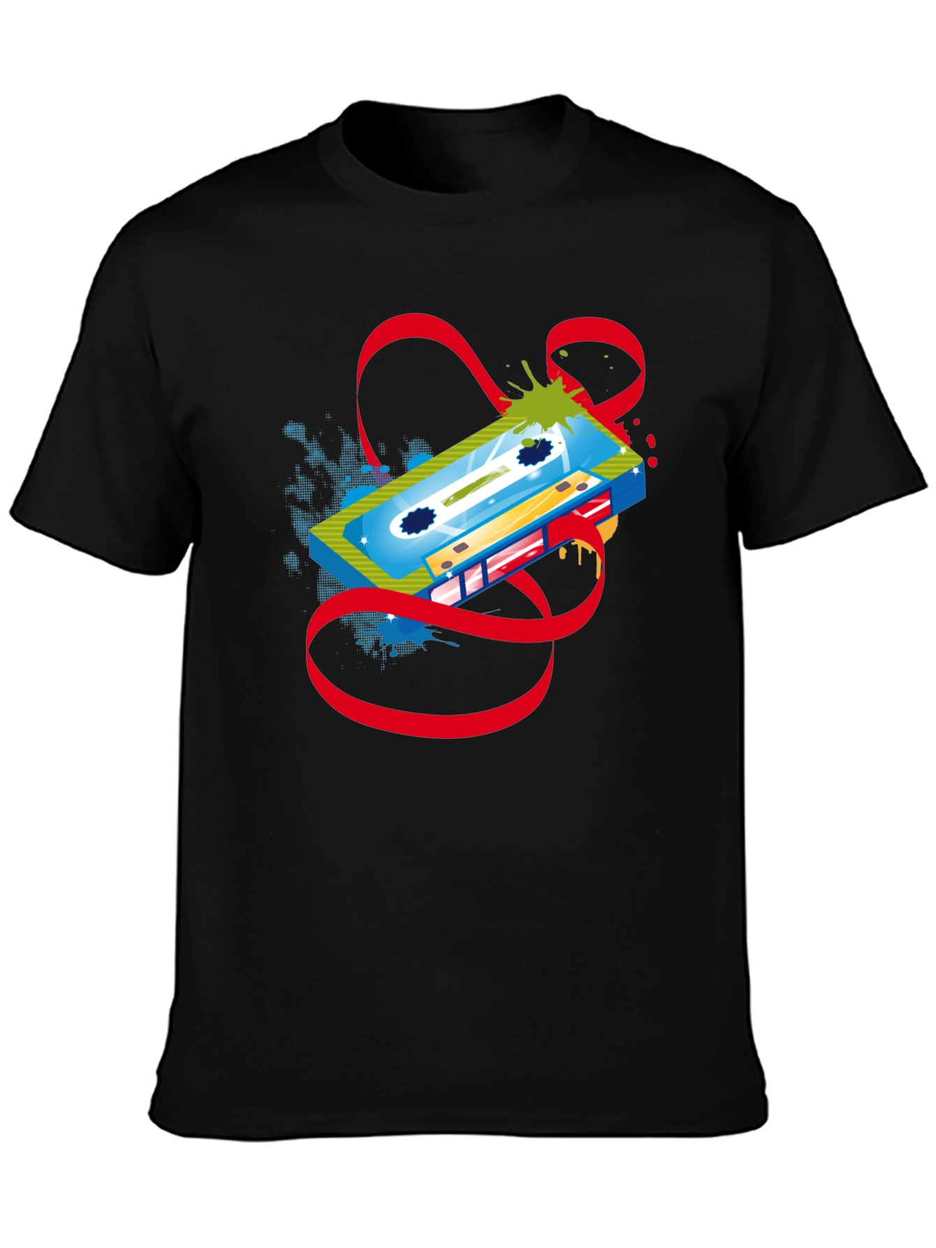 Retro Cassette Tape Graphic T-Shirt