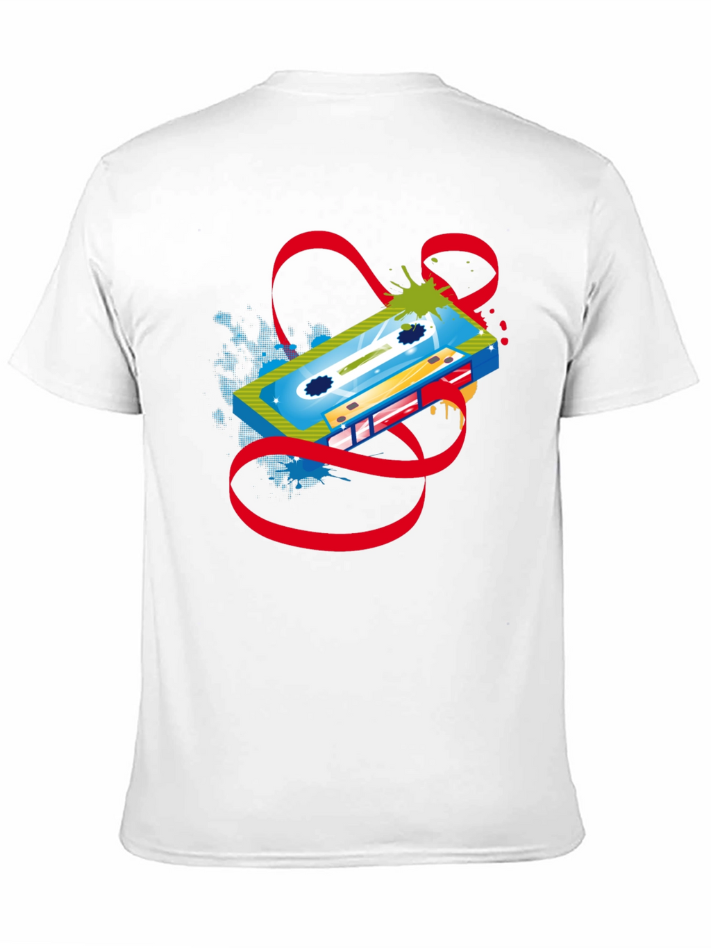 Retro Cassette Tape Graphic T-Shirt