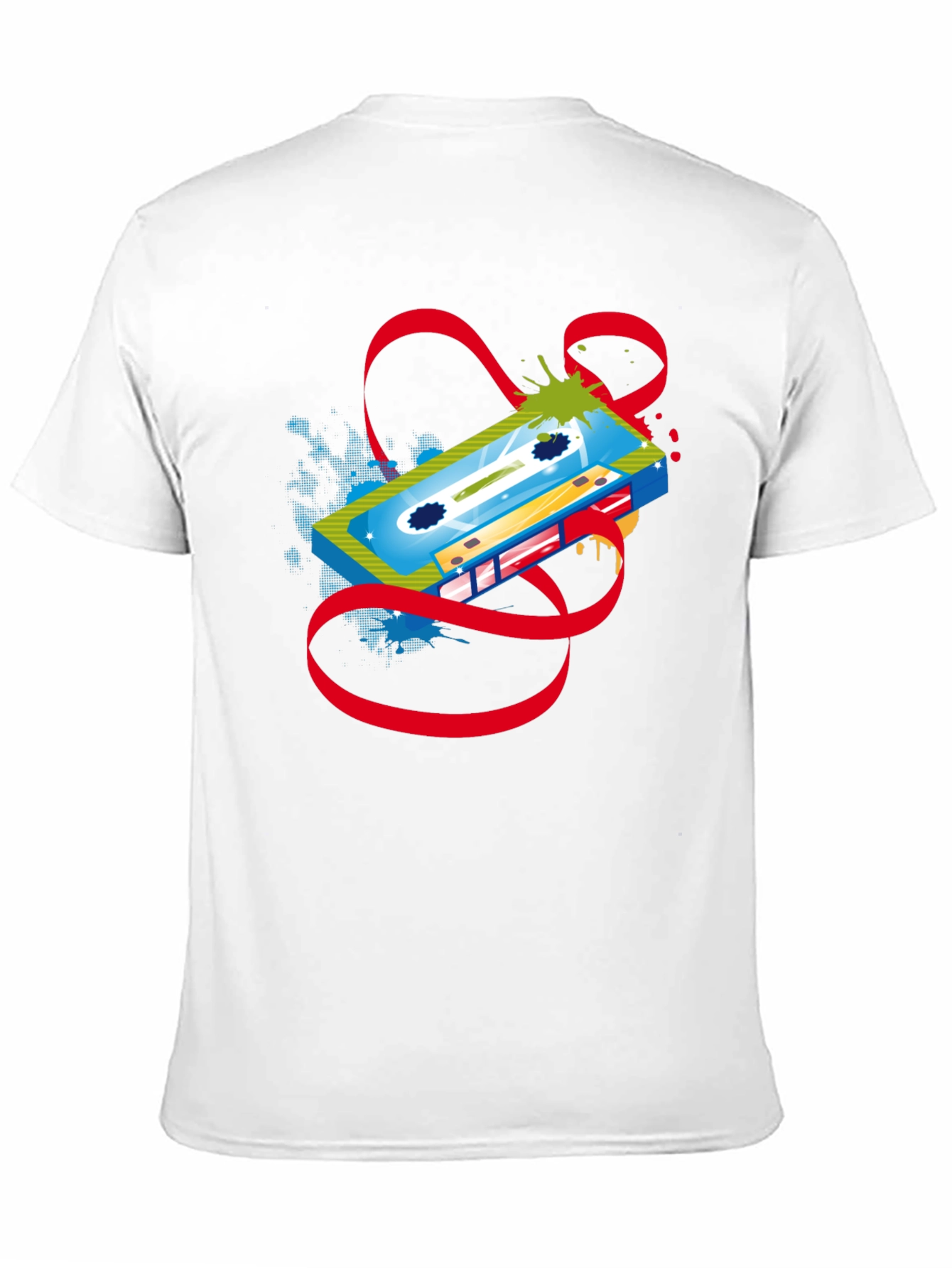 Retro Cassette Tape Graphic T-Shirt