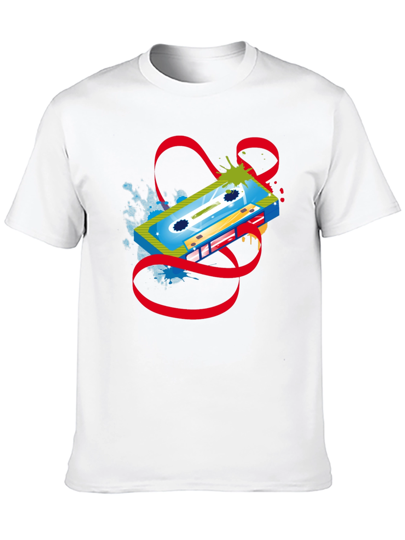 Retro Cassette Tape Graphic T-Shirt