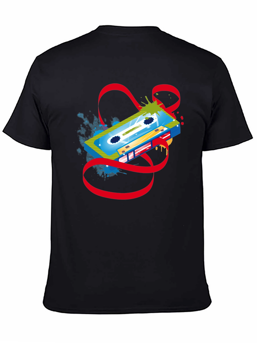 Retro Cassette Tape Graphic T-Shirt