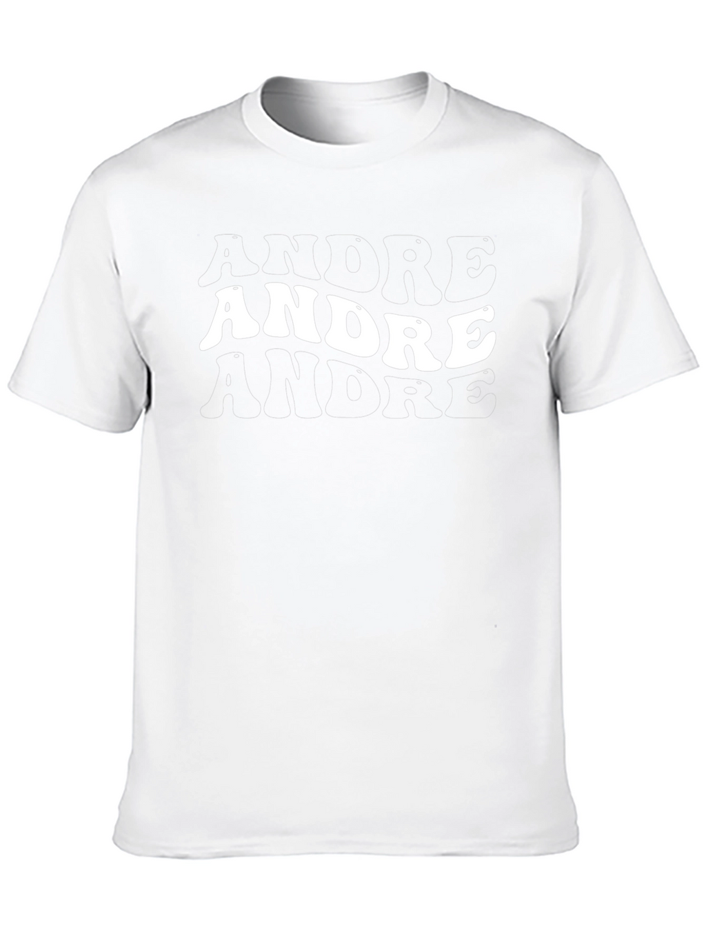 Retro Andre Graphic Tee - Black