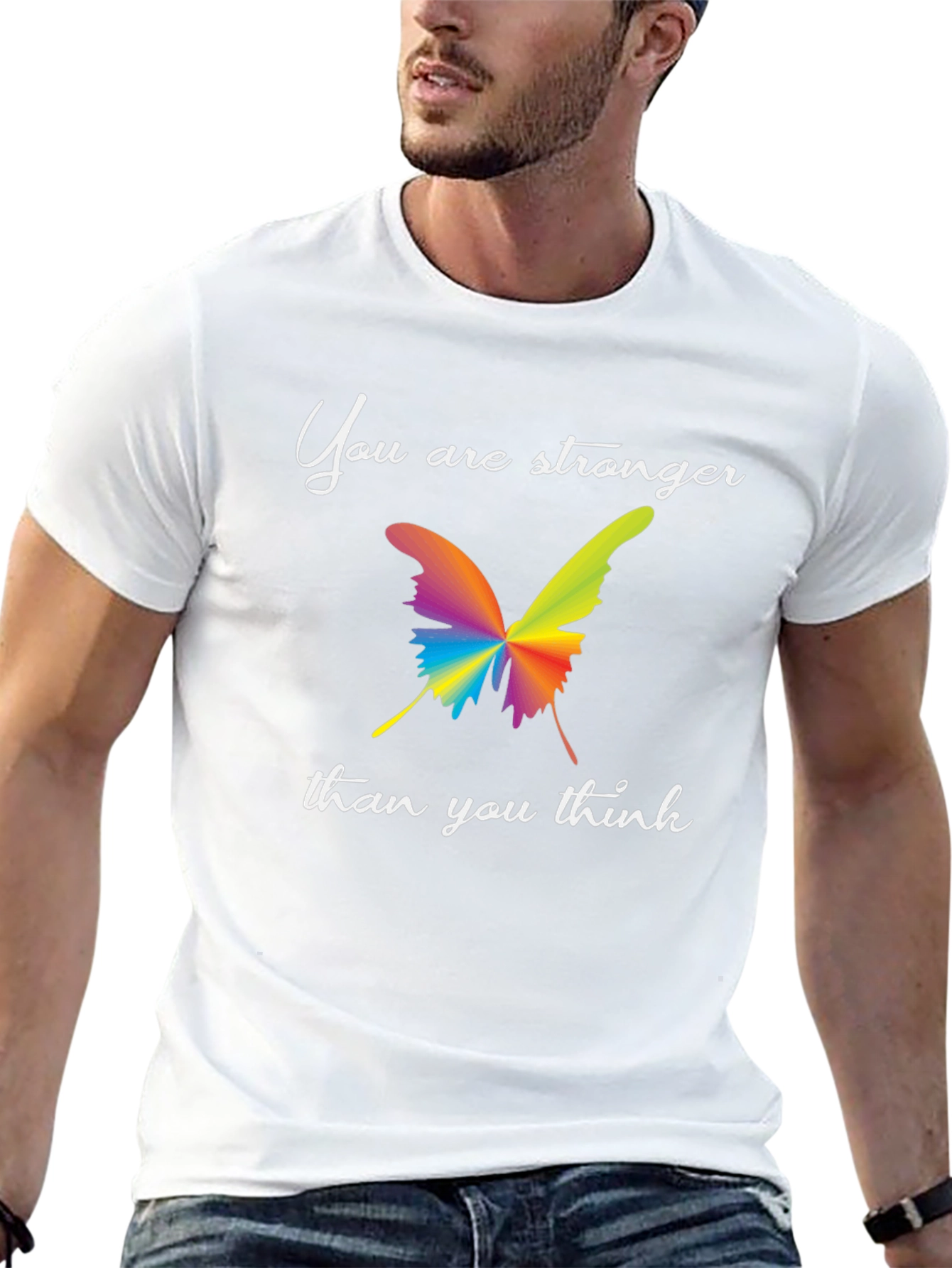 Stronger Butterfly Graphic Tee