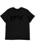 Rock Arrow Graphic Tee - Modern Black T-Shirt