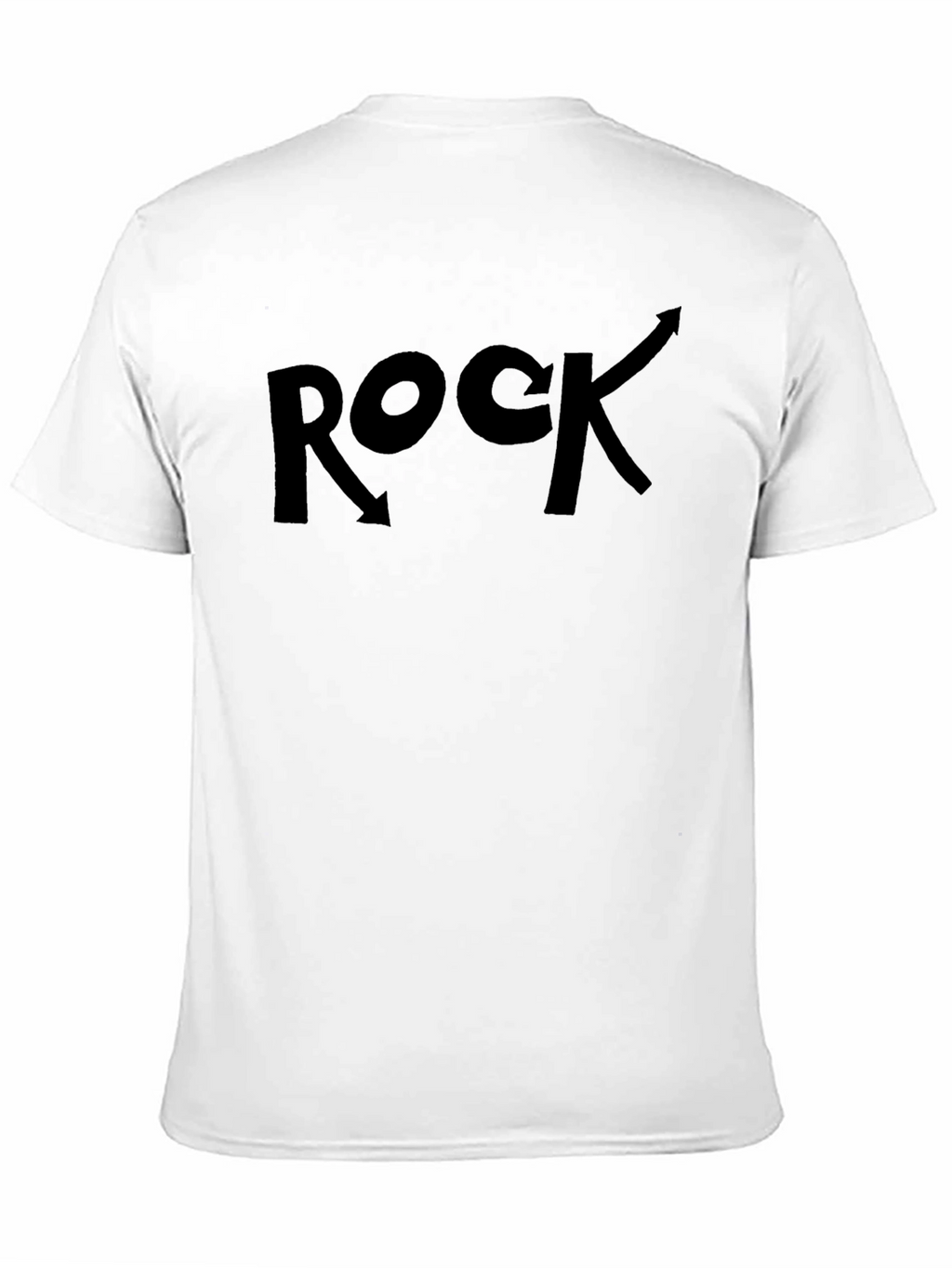 Rock Arrow Graphic Tee - Modern Black T-Shirt