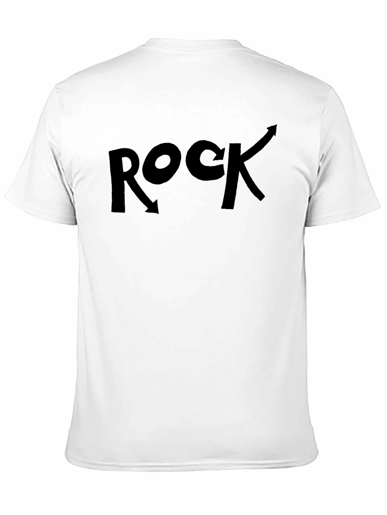 Rock Arrow Graphic Tee - Modern Black T-Shirt