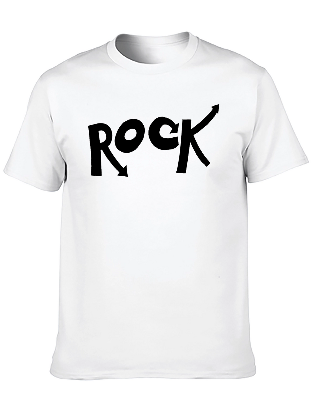 Rock Arrow Graphic Tee - Modern Black T-Shirt