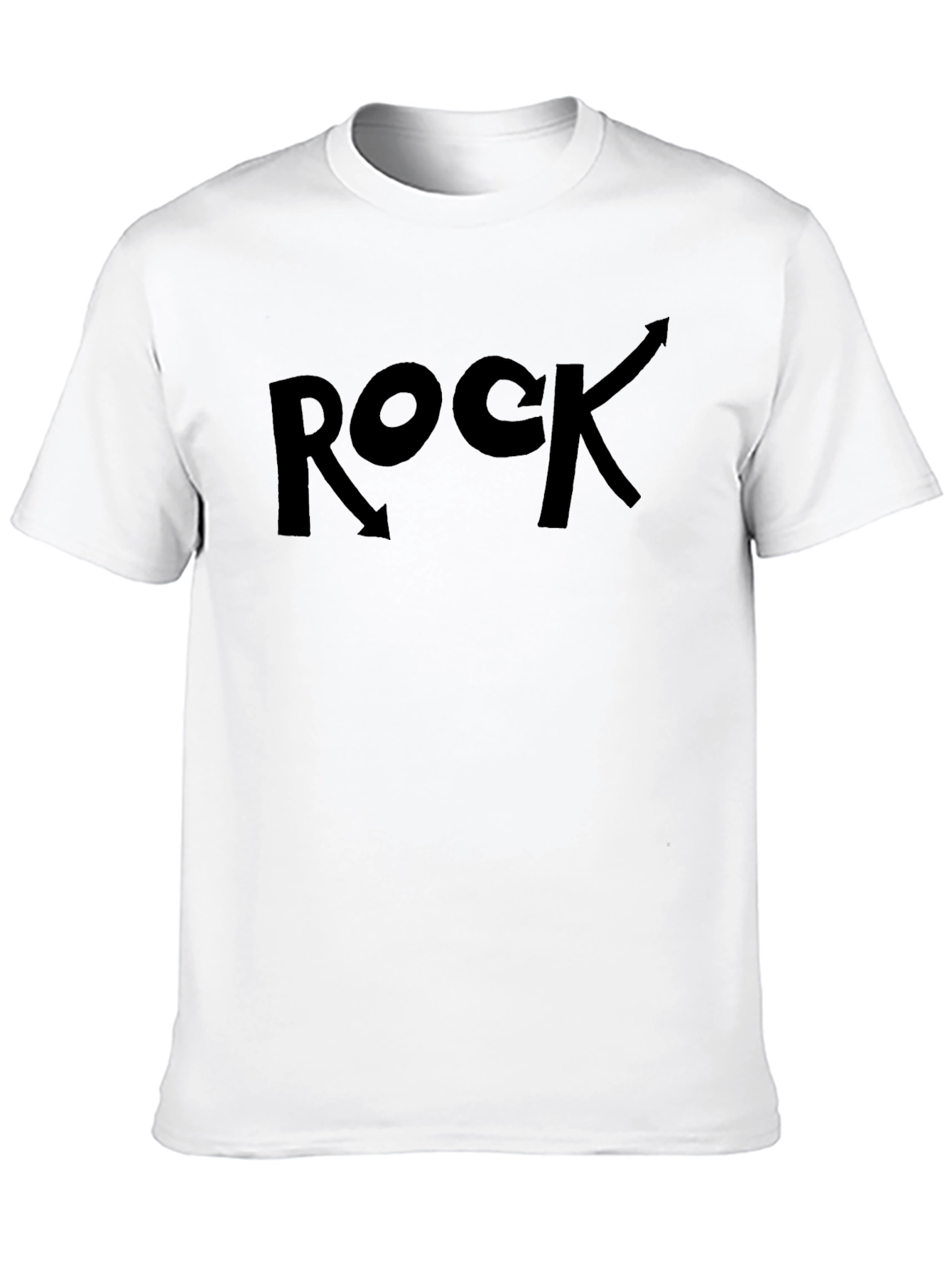 Rock Arrow Graphic Tee - Modern Black T-Shirt