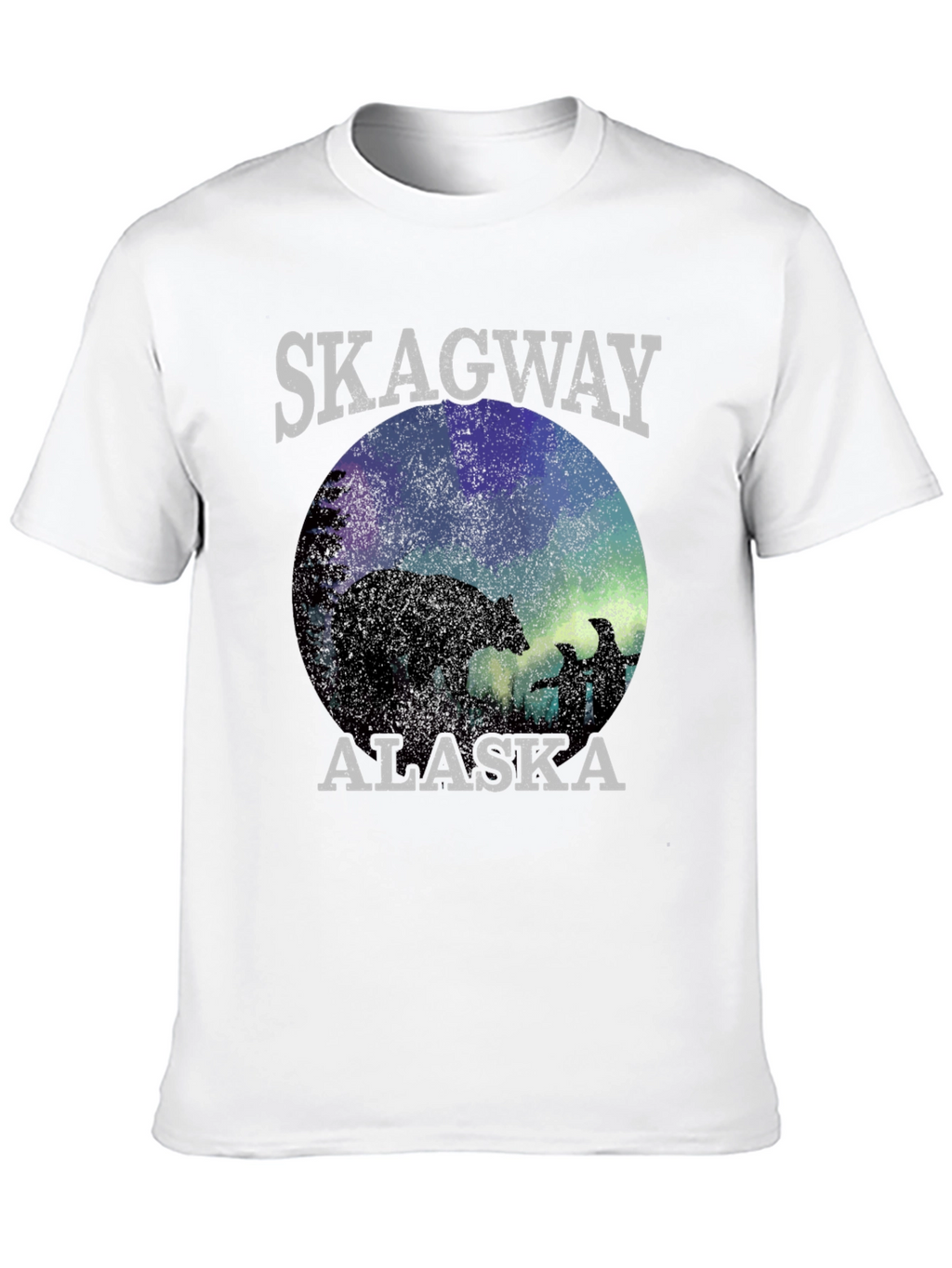 Skagway Alaska T-Shirt Bear Silhouette