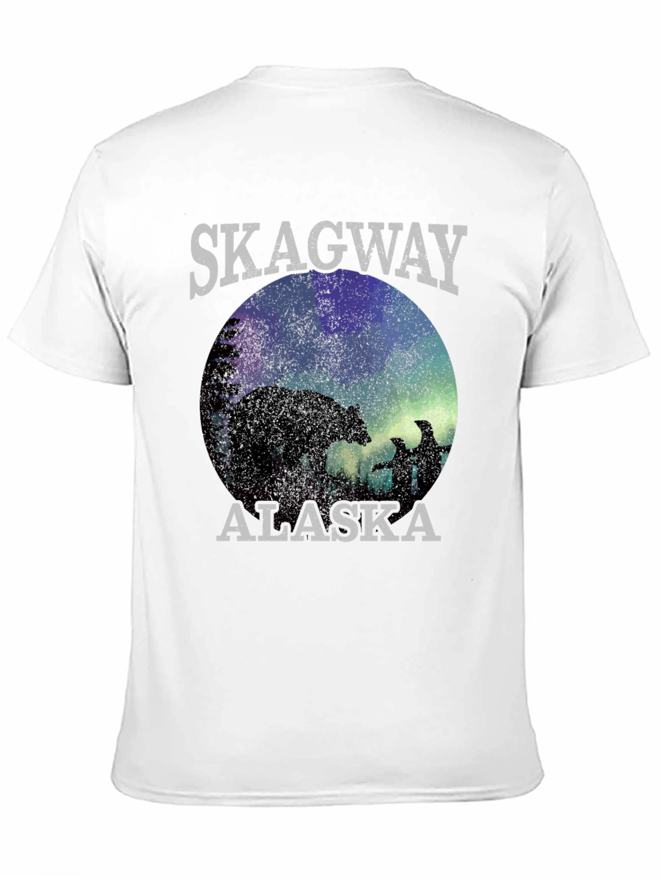 Skagway Alaska T-Shirt Bear Silhouette