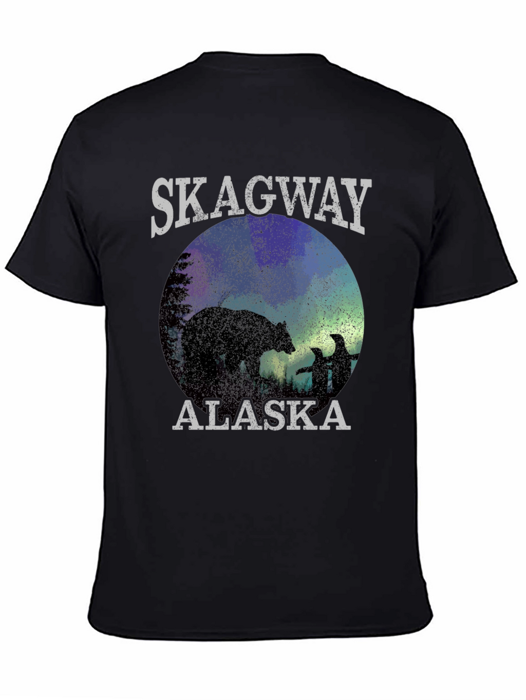 Skagway Alaska T-Shirt Bear Silhouette