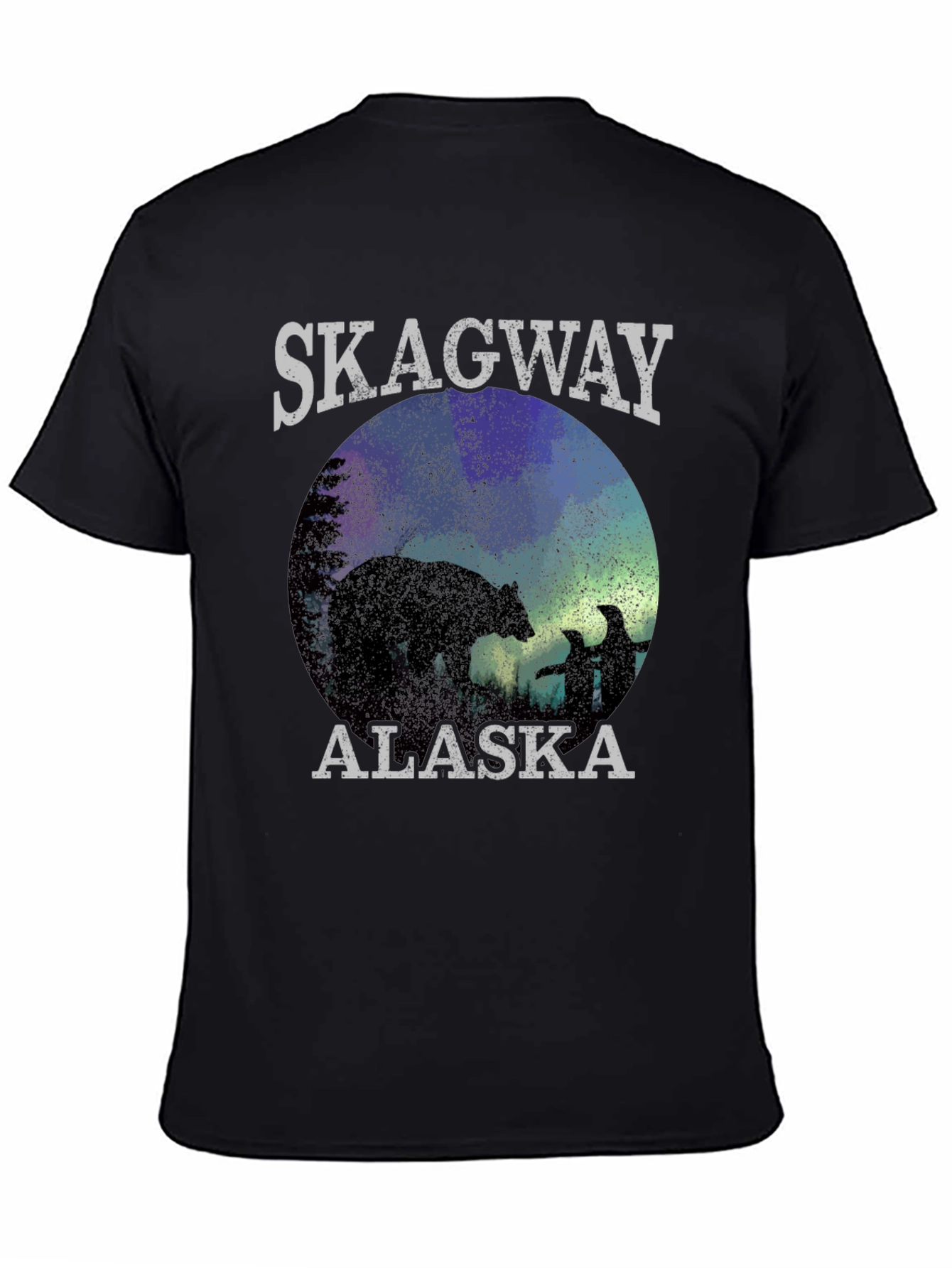 Skagway Alaska T-Shirt Bear Silhouette