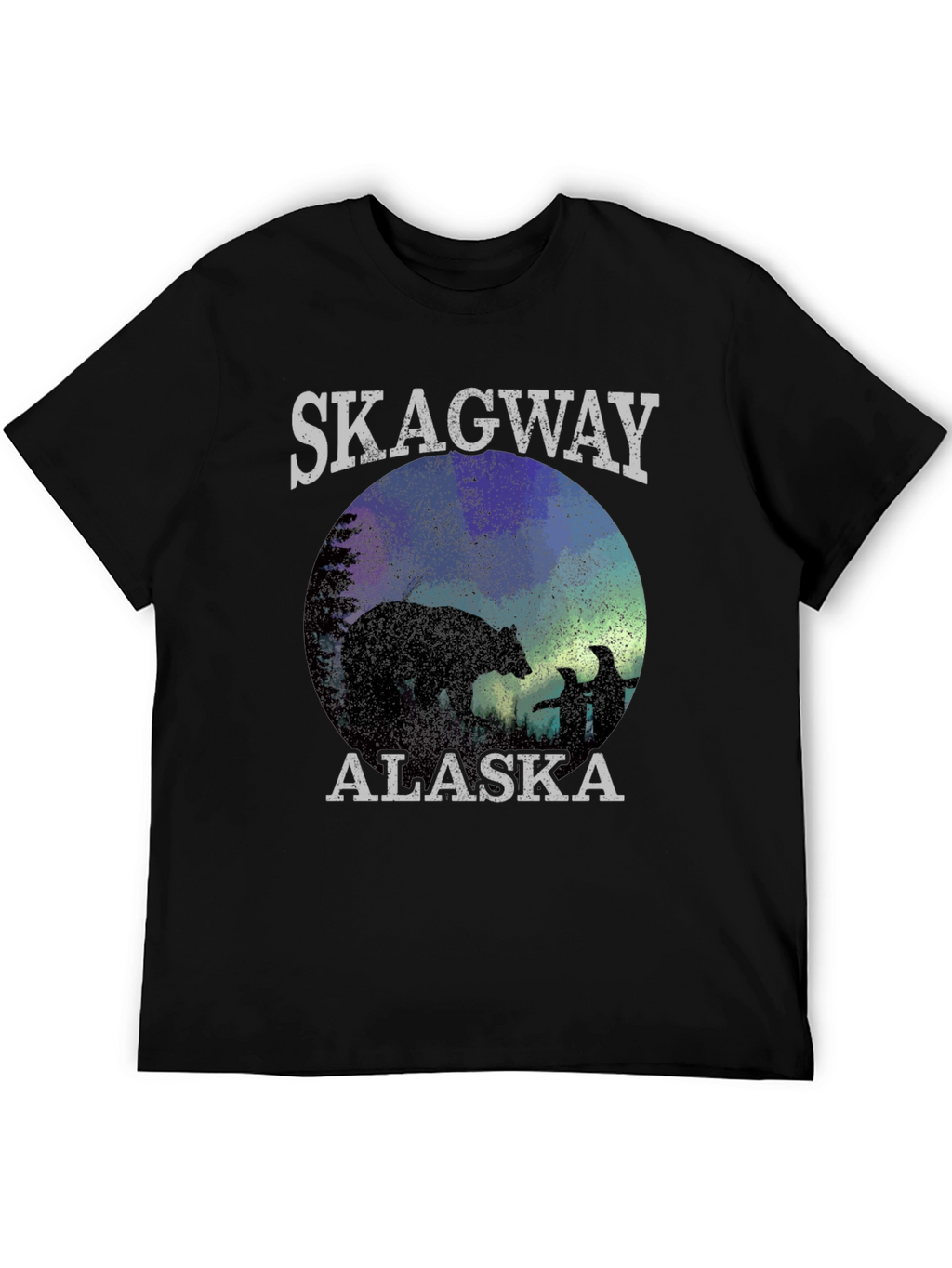 Skagway Alaska T-Shirt Bear Silhouette