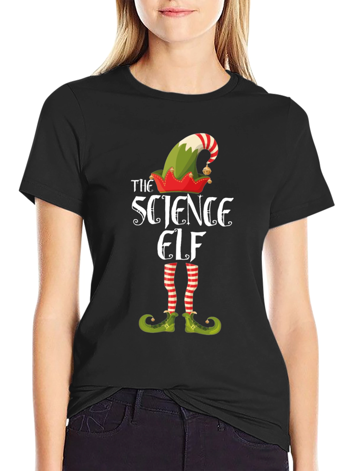 The Science Elf Christmas T-Shirt