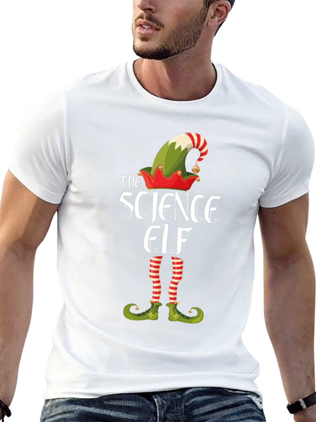 The Science Elf Christmas T-Shirt