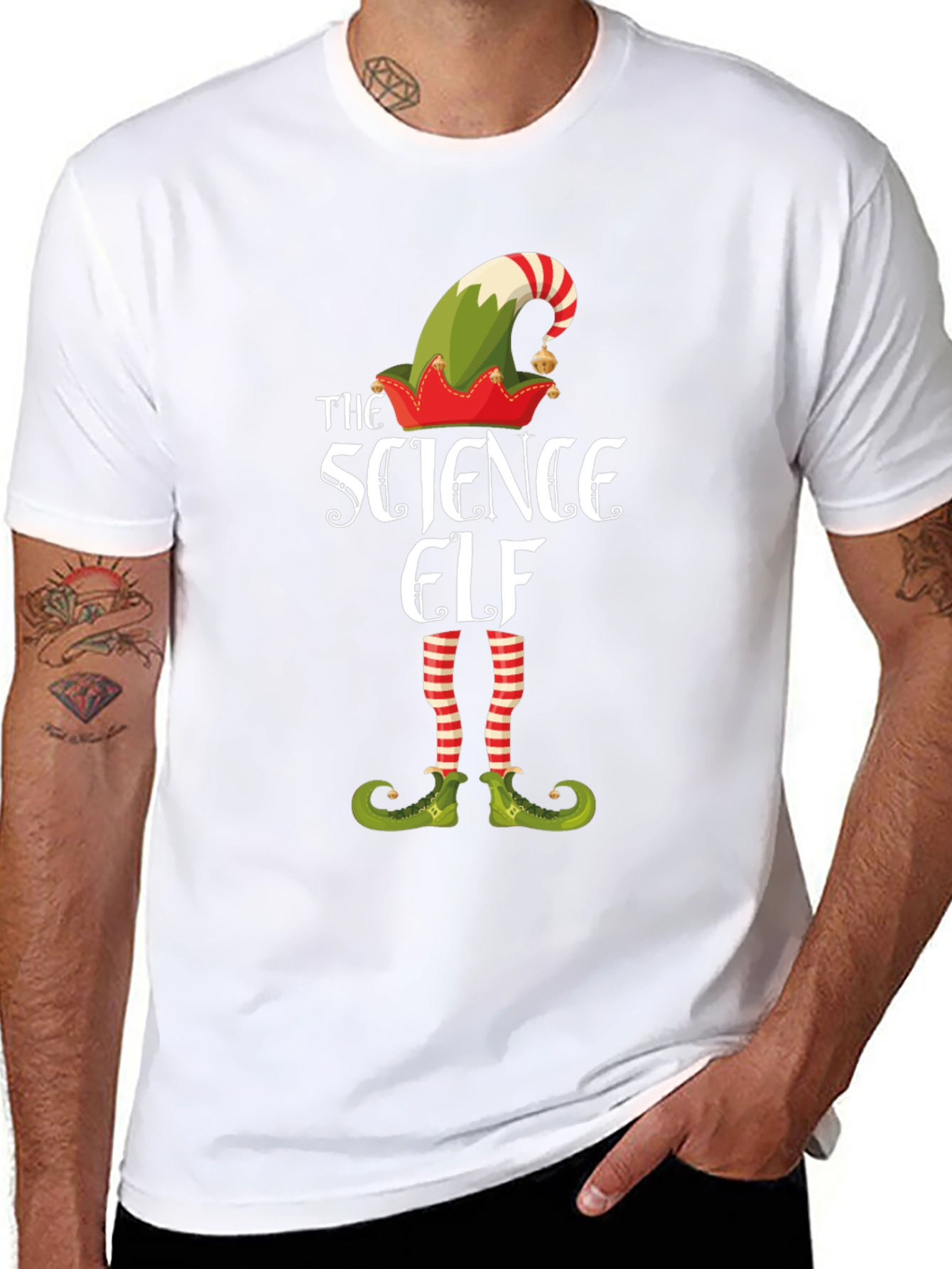 The Science Elf Christmas T-Shirt