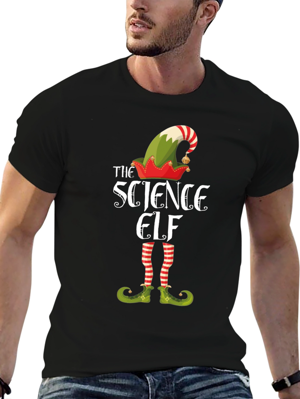 The Science Elf Christmas T-Shirt