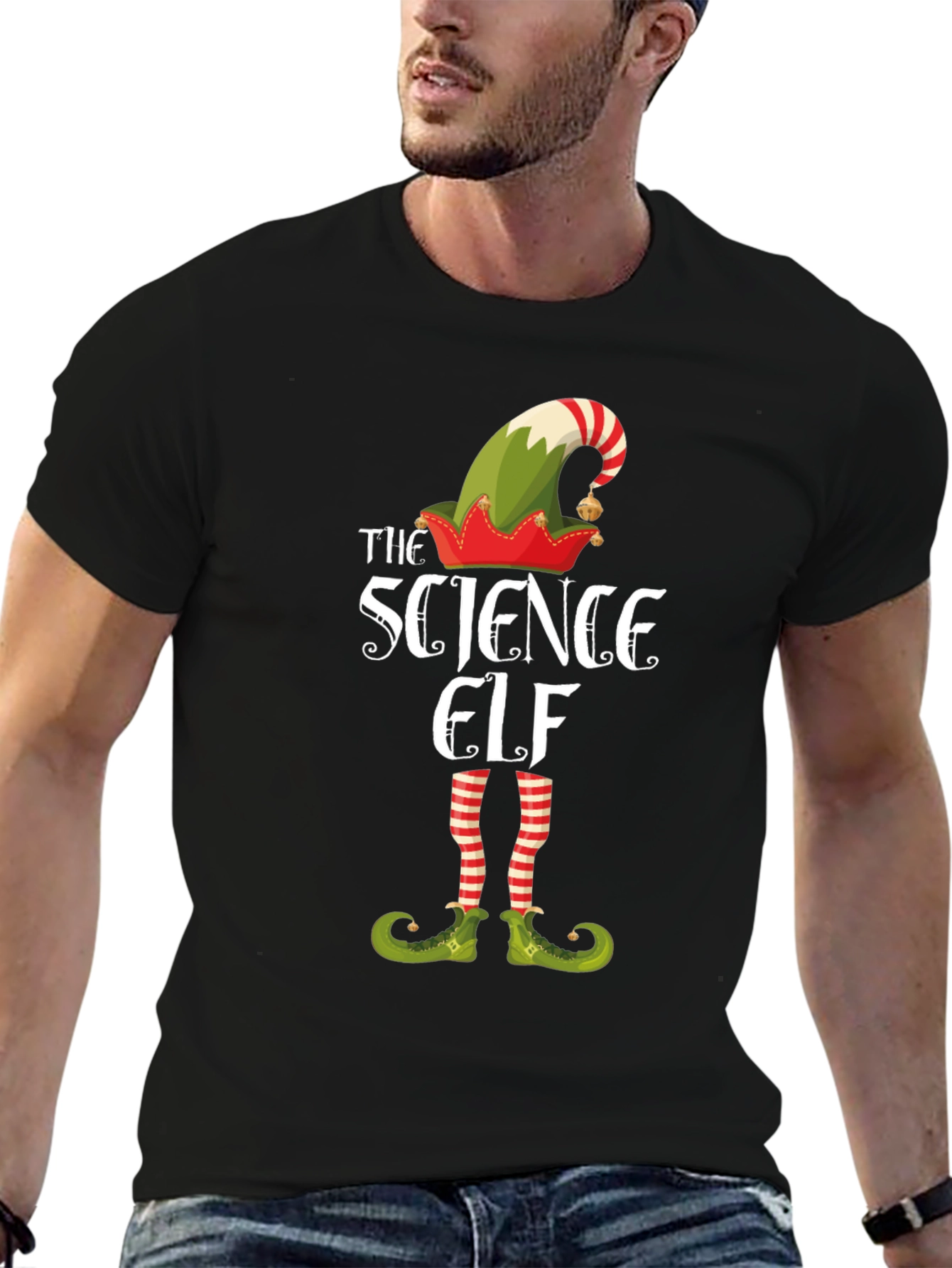 The Science Elf Christmas T-Shirt