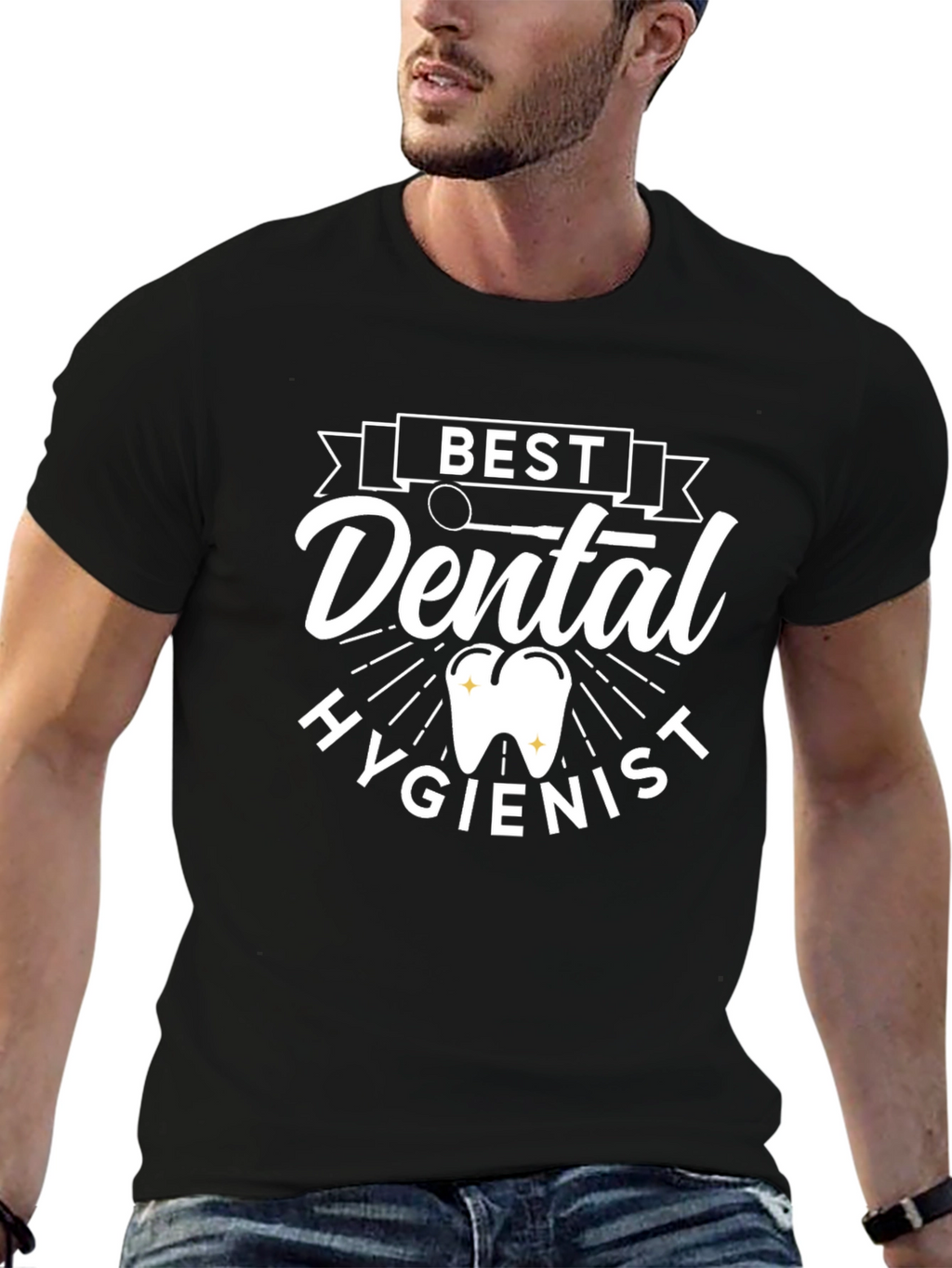 Best Dental Hygienist T-Shirt - Black