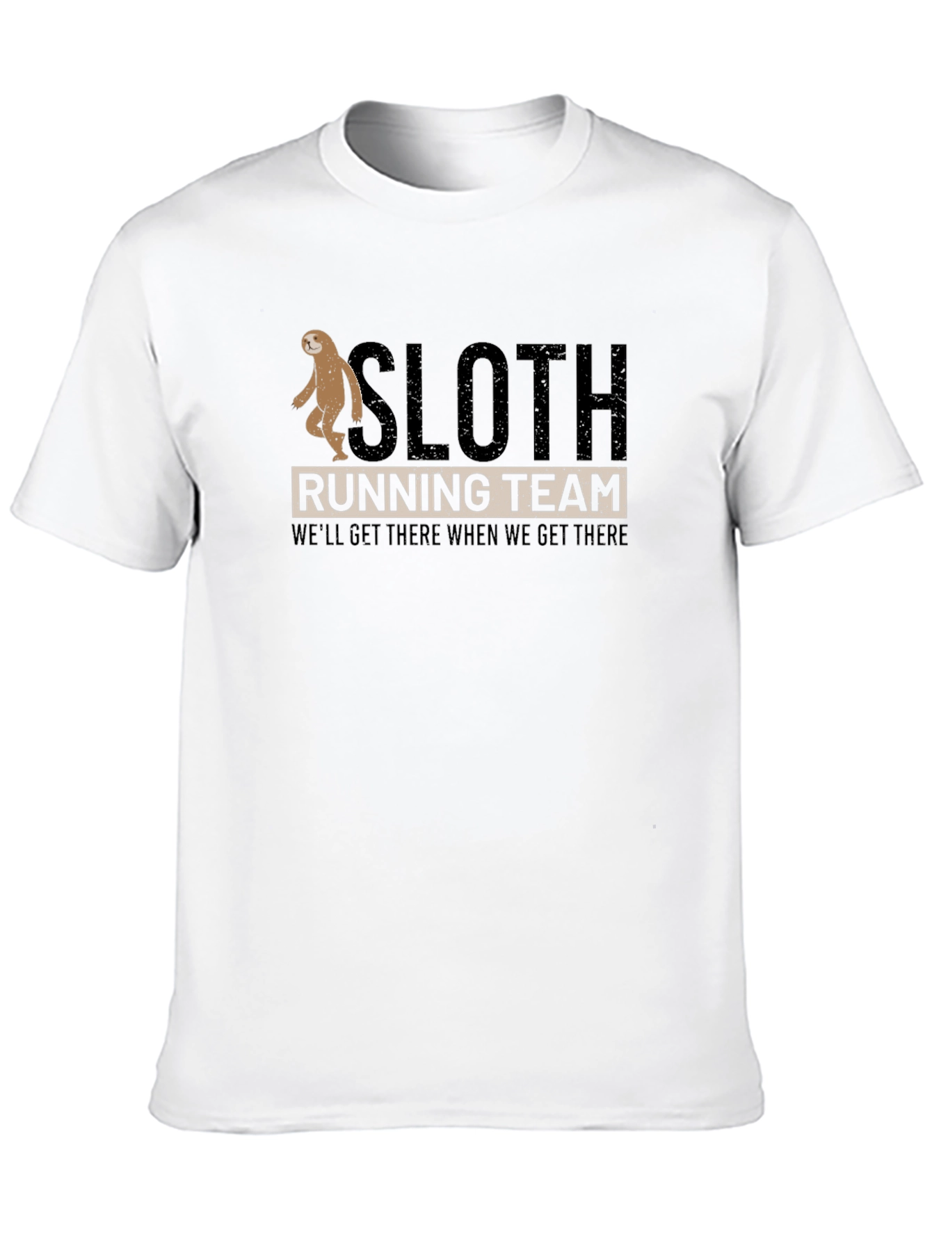 Sloth Running Team T-Shirt:  Funny Relaxed Fit