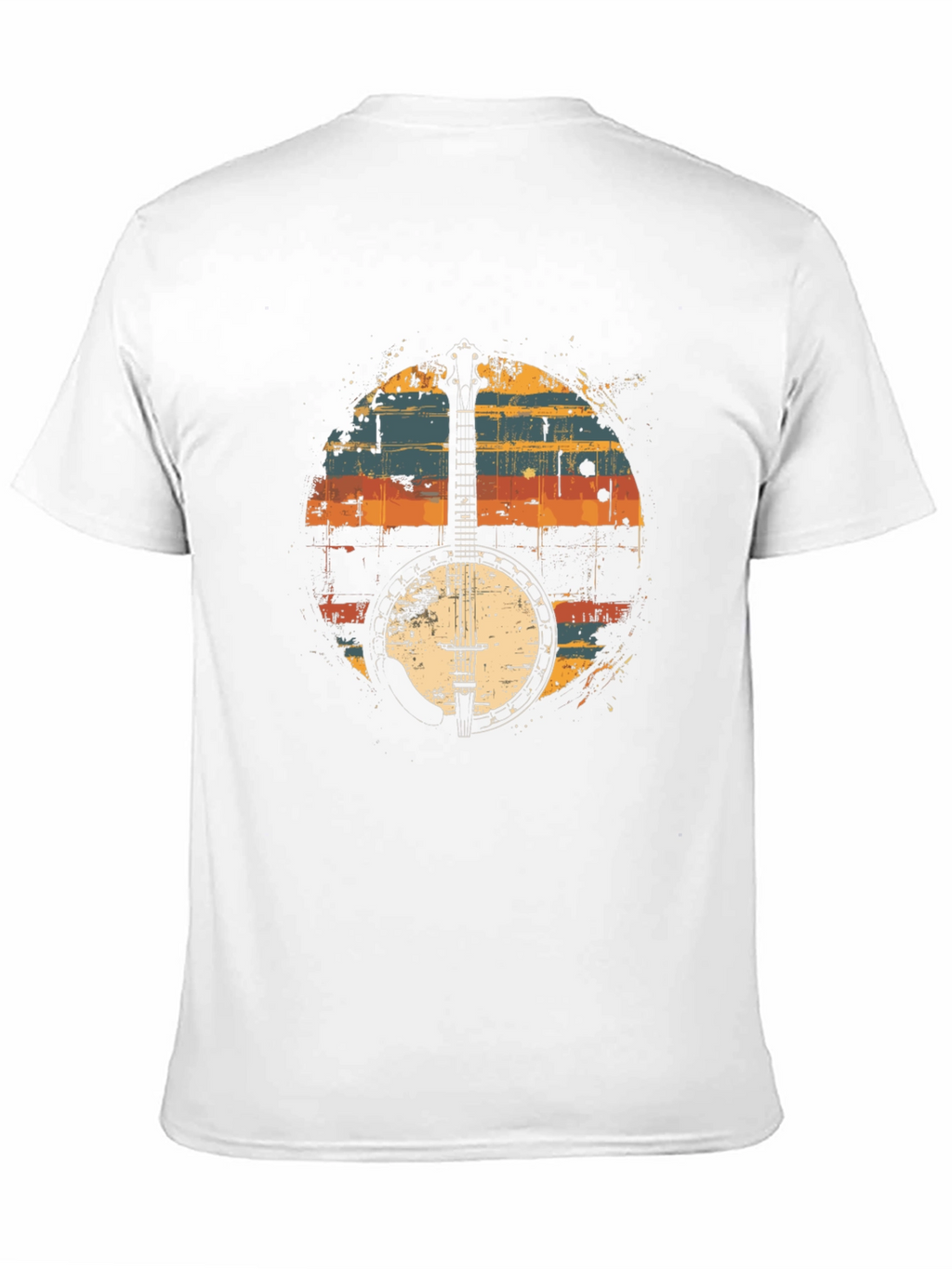 Retro Banjo Graphic T-Shirt - Classic Musician Tee