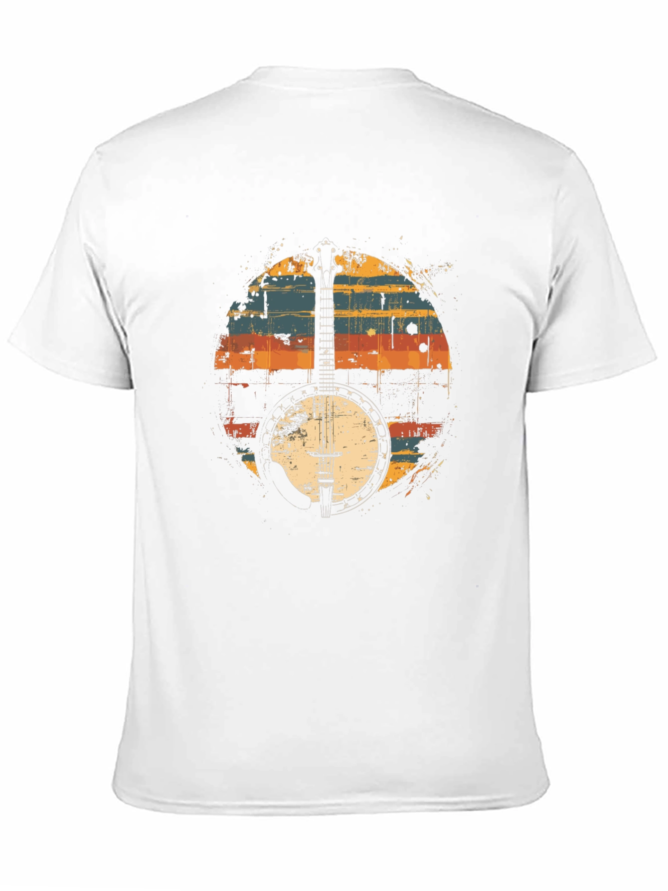 Retro Banjo Graphic T-Shirt - Classic Musician Tee