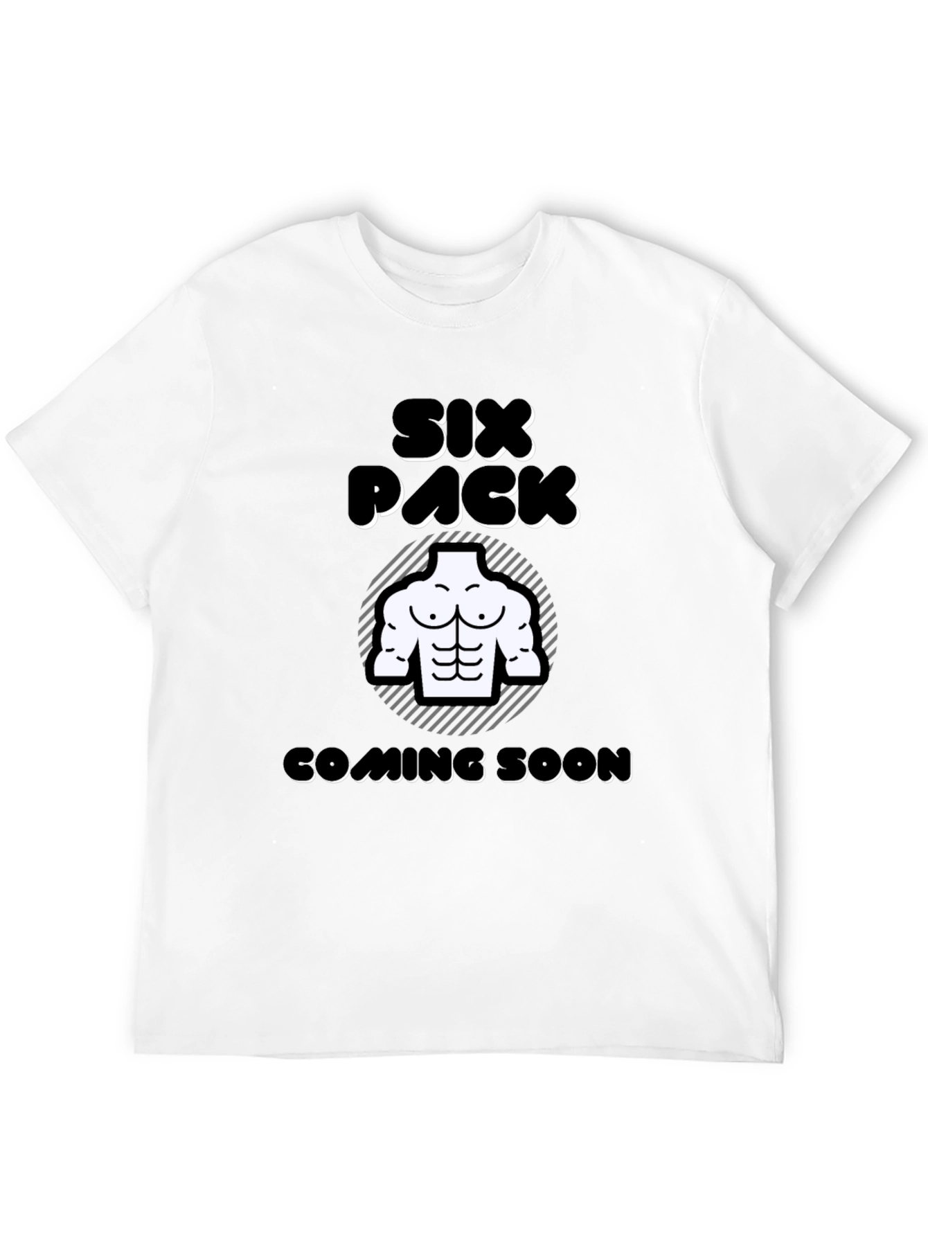 Six Pack Coming Soon Mens T-Shirt