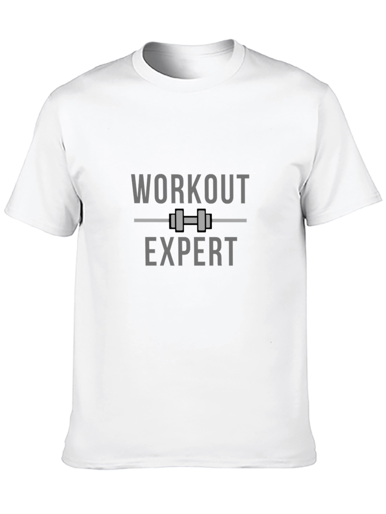 Workout Expert Black T-Shirt Fitness Apparel