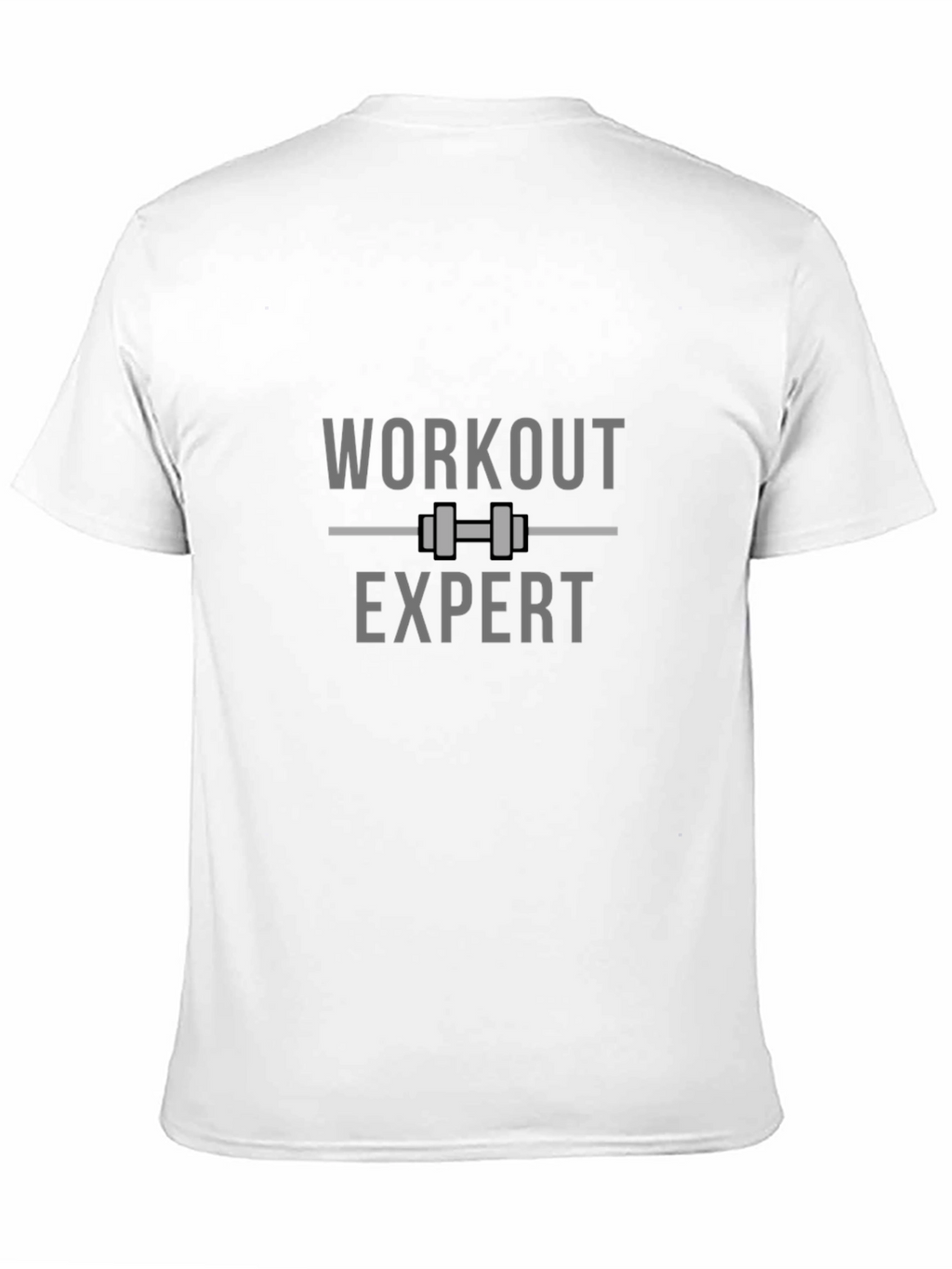 Workout Expert Black T-Shirt Fitness Apparel