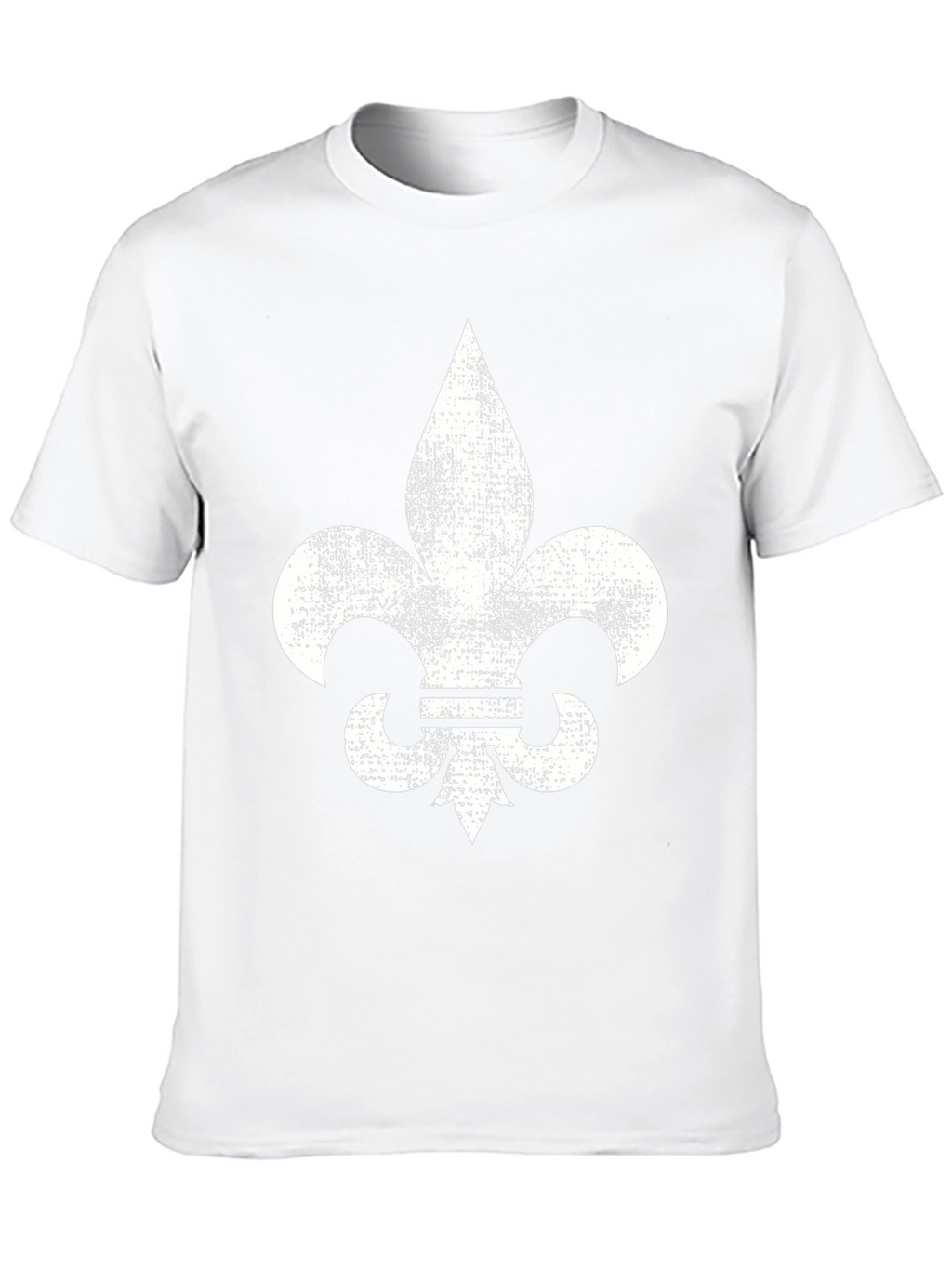 Fleur-de-lis Graphic Tee - Distressed Print