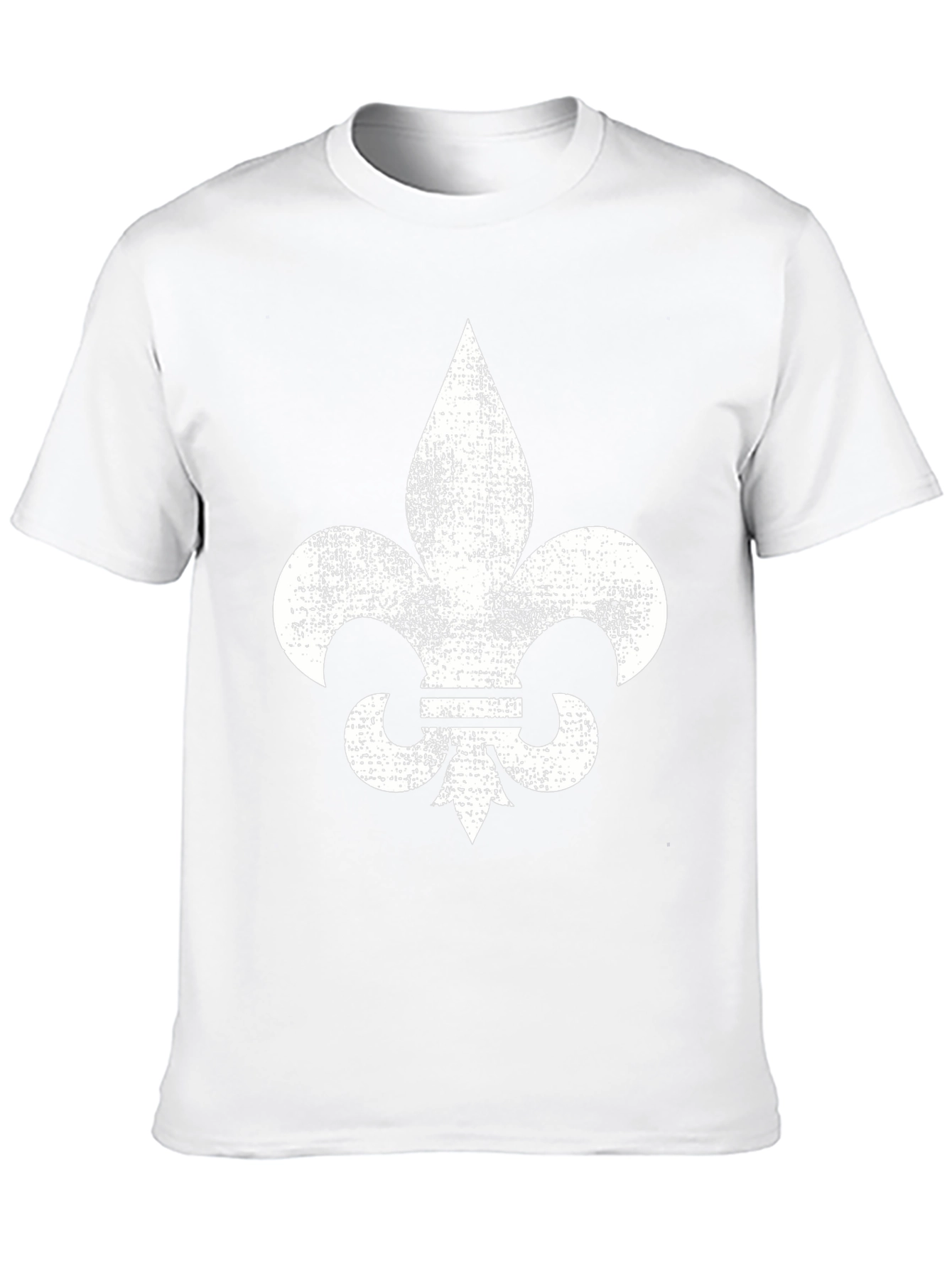 Fleur-de-lis Graphic Tee - Distressed Print