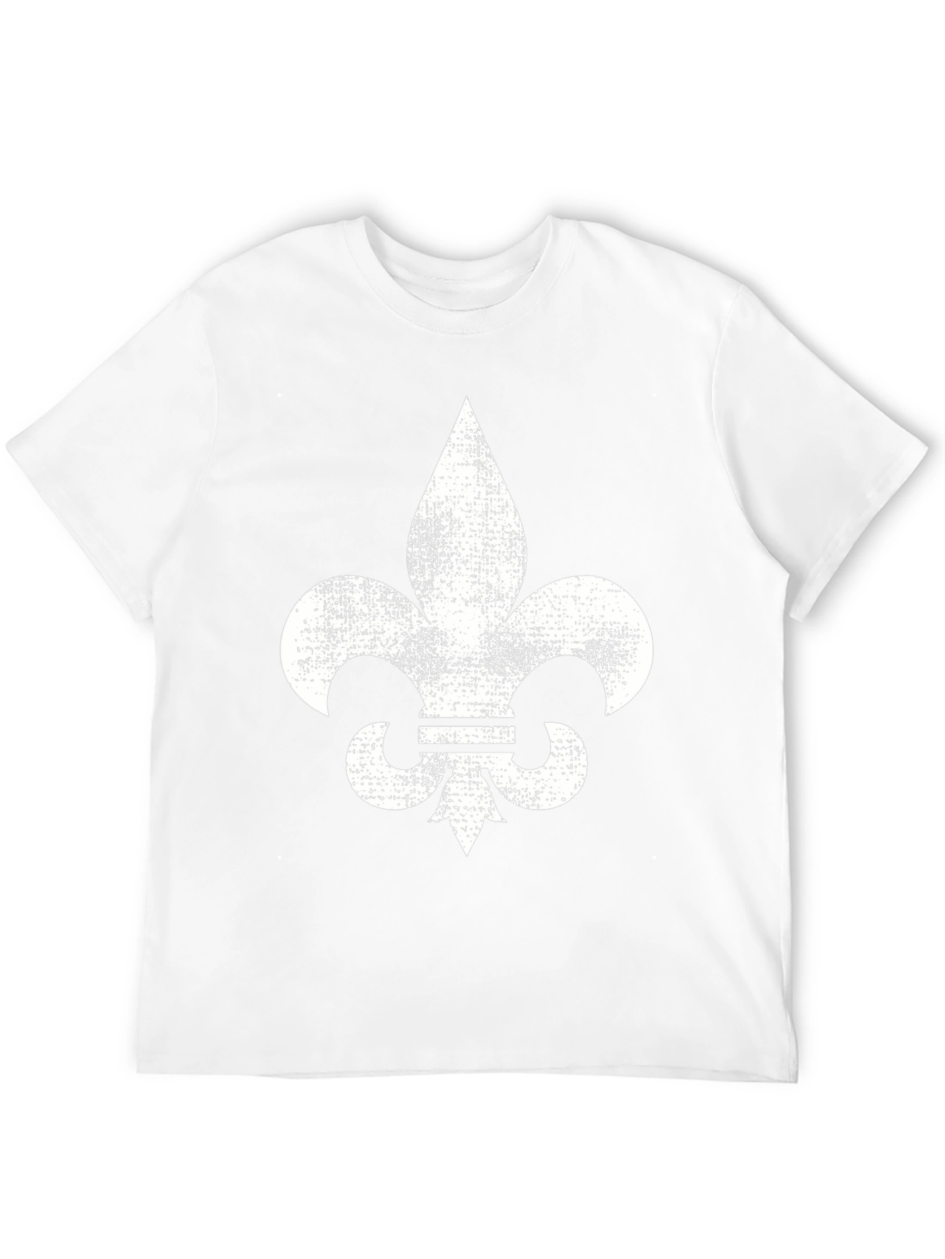 Fleur-de-lis Graphic Tee - Distressed Print