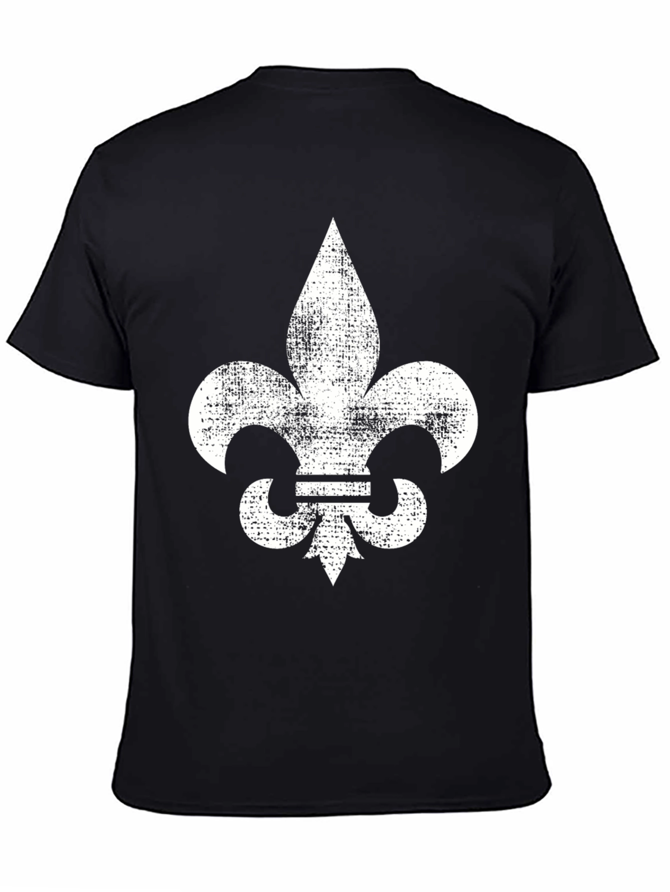 Fleur-de-lis Graphic Tee - Distressed Print