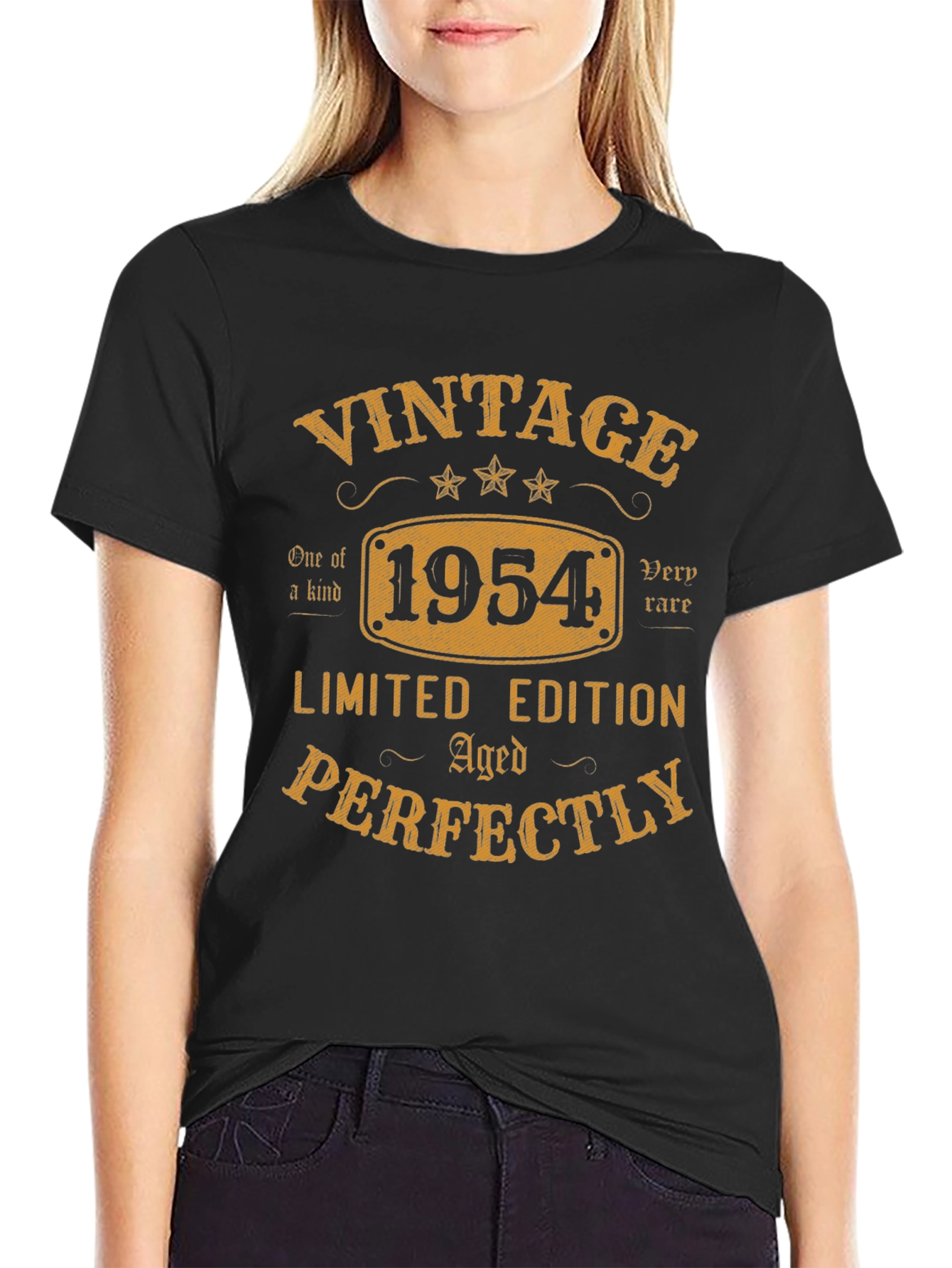 Vintage 1954 Limited Edition Black T-Shirt