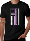 Barber American Flag T-Shirt