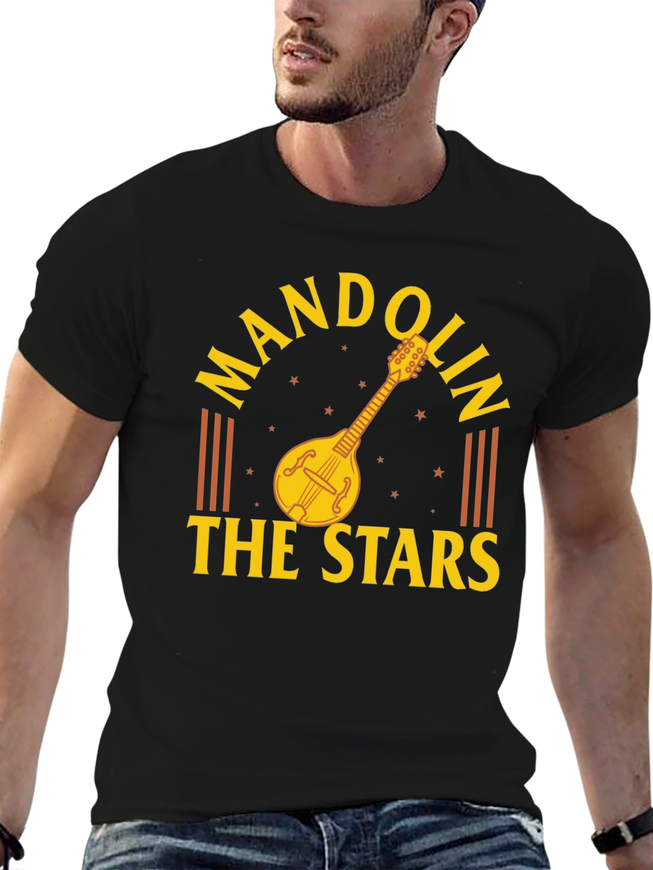 Mandolin the Stars Graphic T-Shirt
