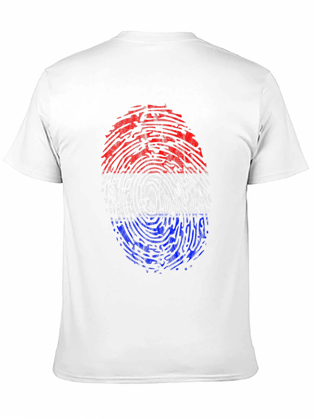 Fingerprint Flag Graphic Tee - Black