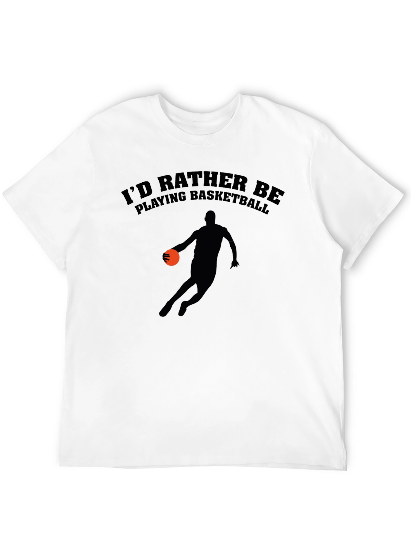 Basketball Player Graphic Black T-Shirt