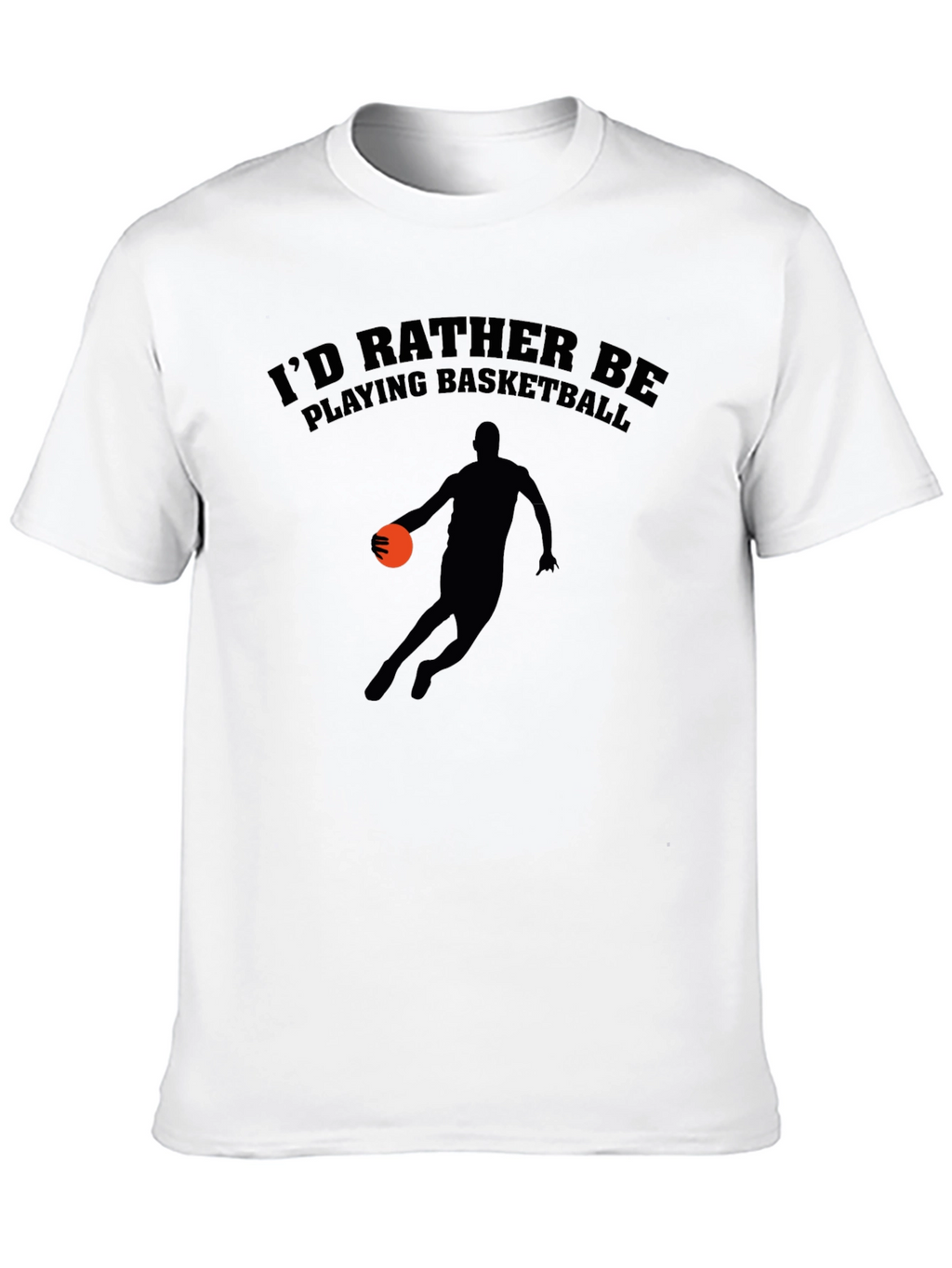 Basketball Player Graphic Black T-Shirt