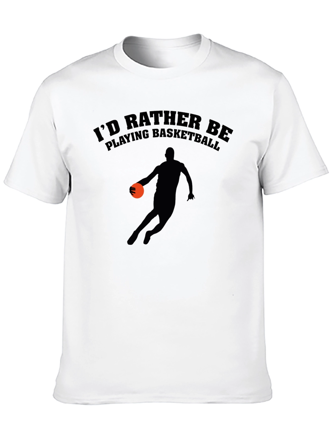Basketball Player Graphic Black T-Shirt