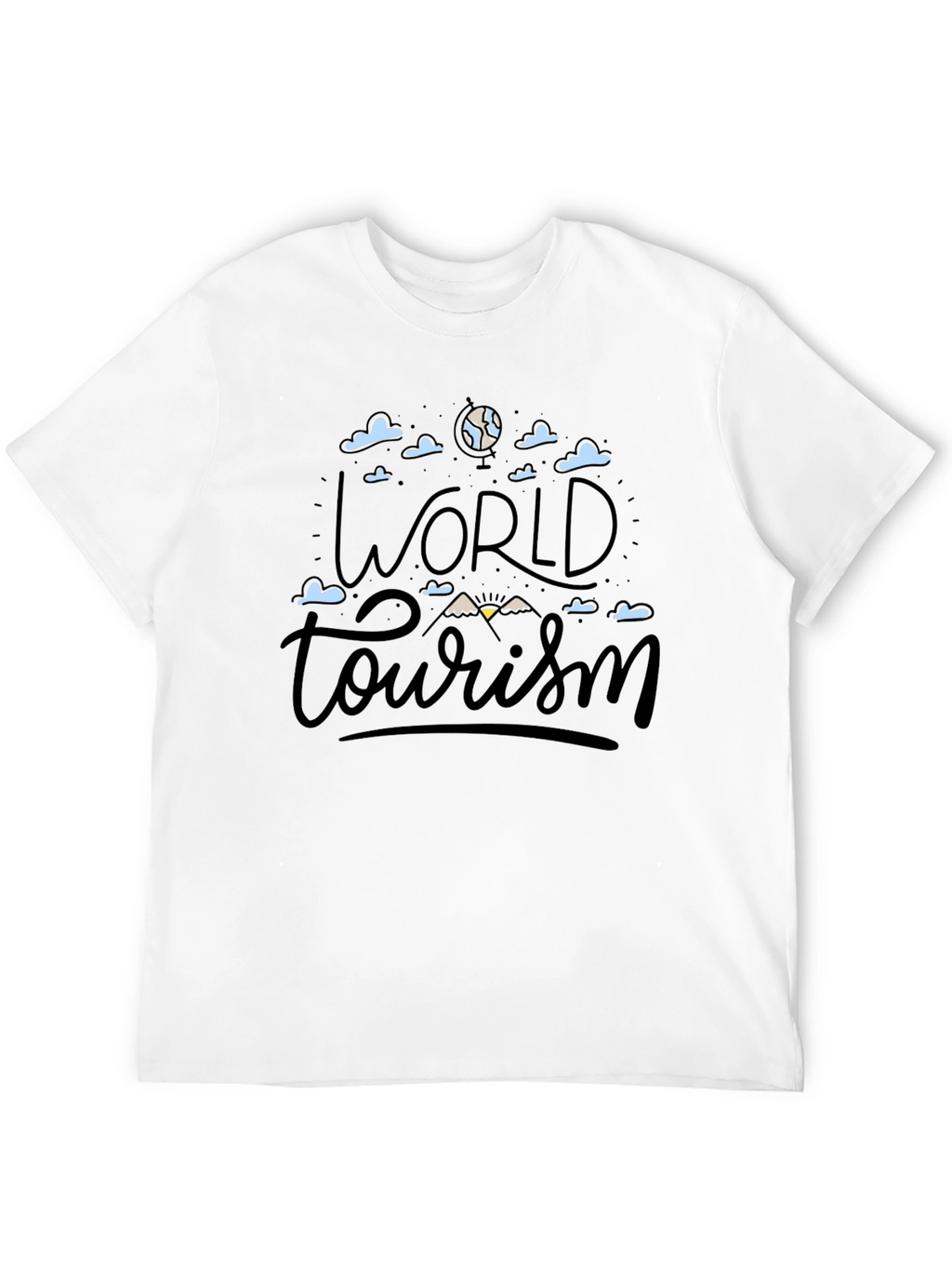 World Tourism Graphic Tee - Adventure Awaits!
