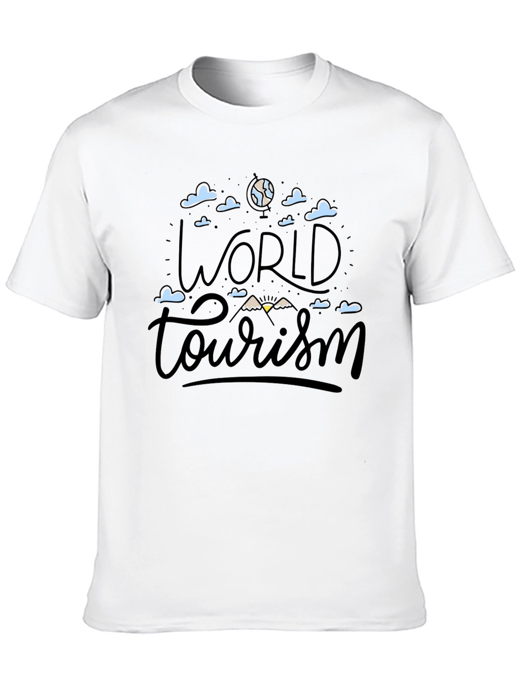 World Tourism Graphic Tee - Adventure Awaits!
