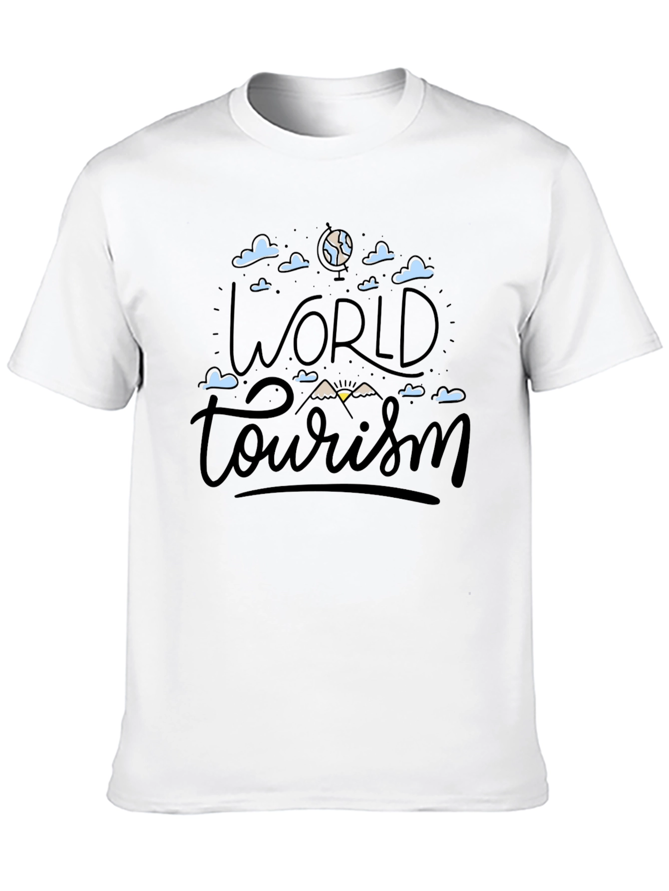 World Tourism Graphic Tee - Adventure Awaits!